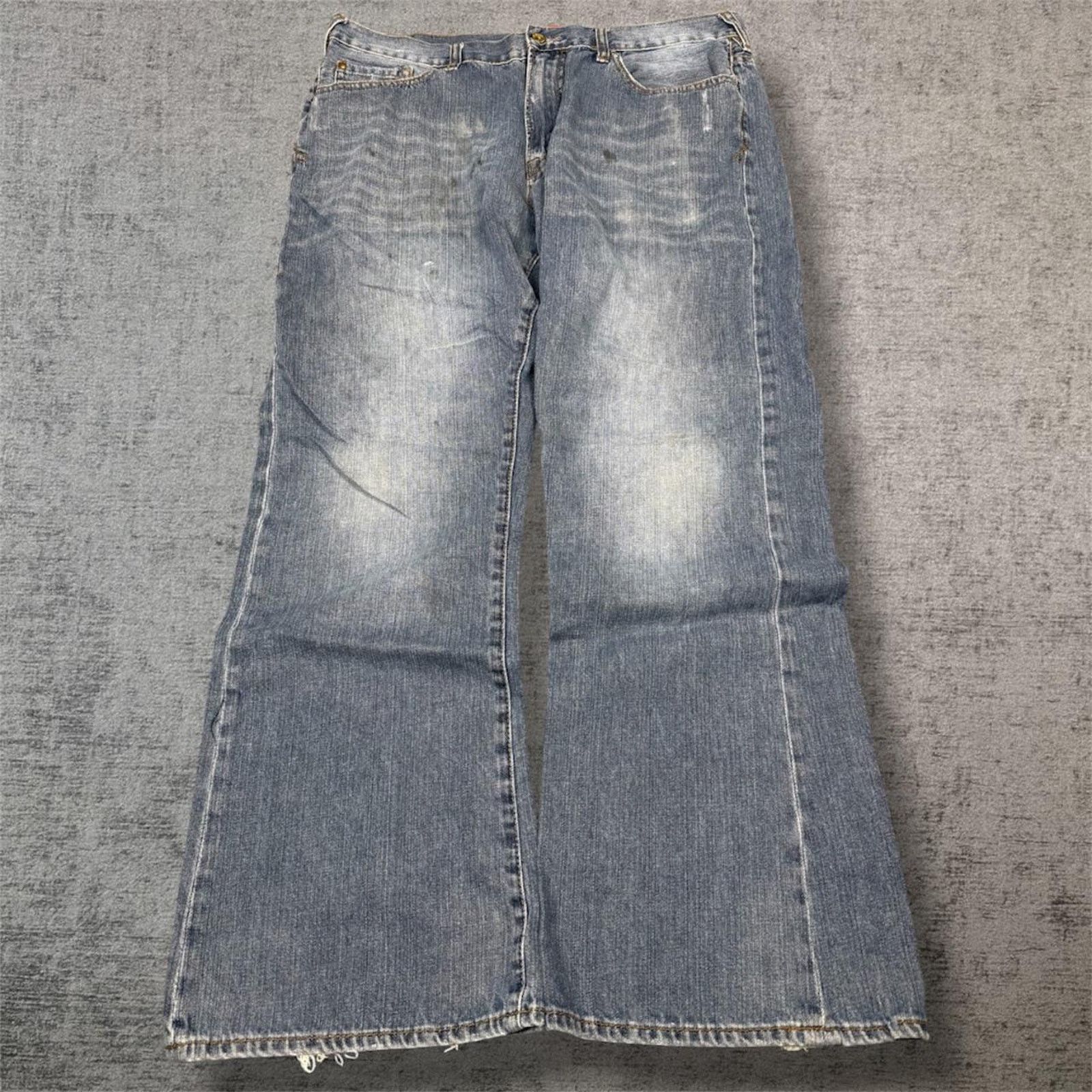 UNIONBAY Y2k wide leg union bay archive denim jeans Size US 36 / EU 52 - 3 Thumbnail