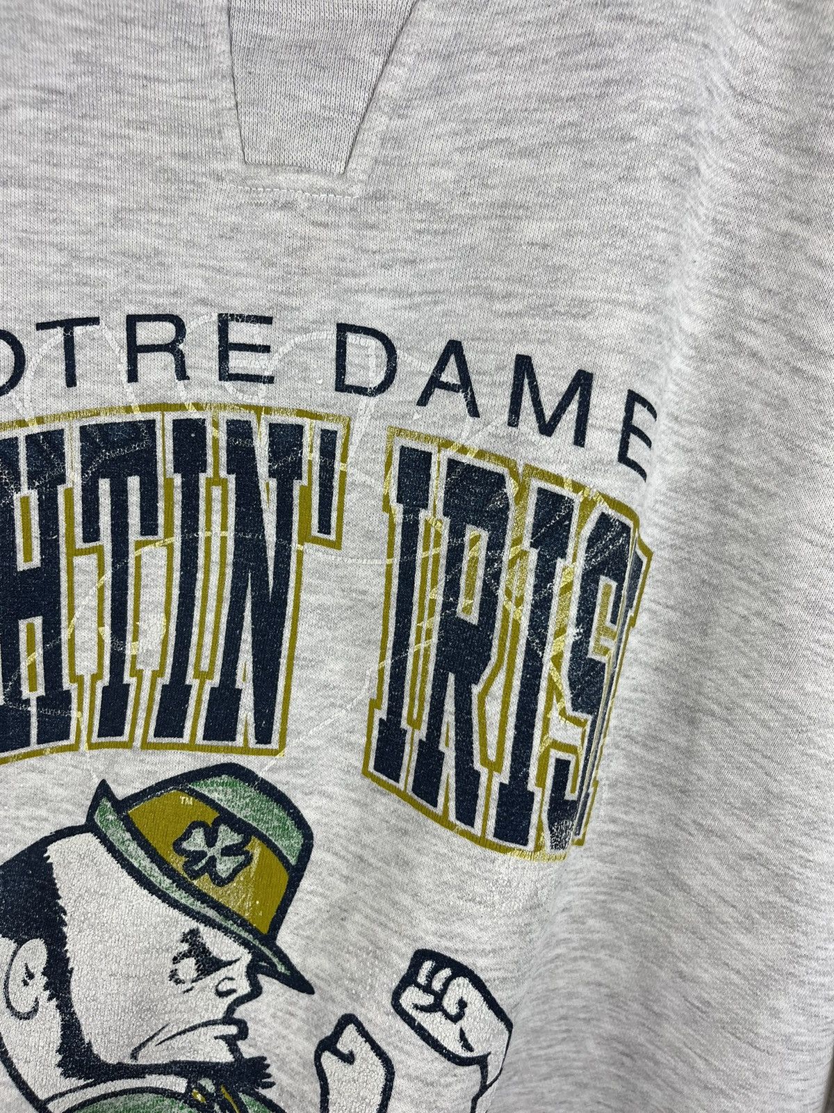 Starter × Vintage Vintage 90s Starter Norte Dame y2k fightin’ irish sweatshirt Size US L / EU 52-54 / 3 - 13 Thumbnail