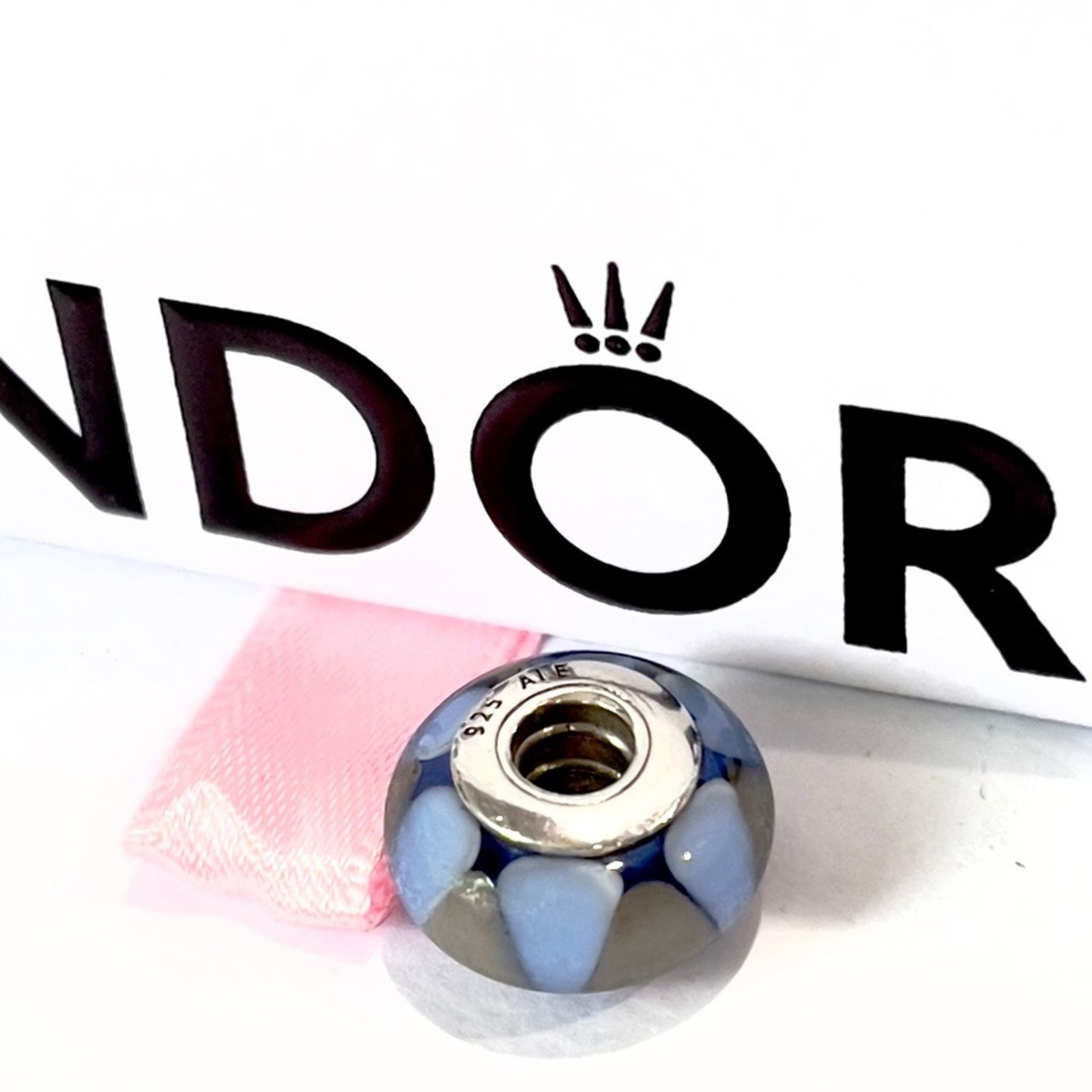 pandora PANDORA Retired Captivating Blue Murano Glass Bead - 790637 Size ONE SIZE - 4 Thumbnail
