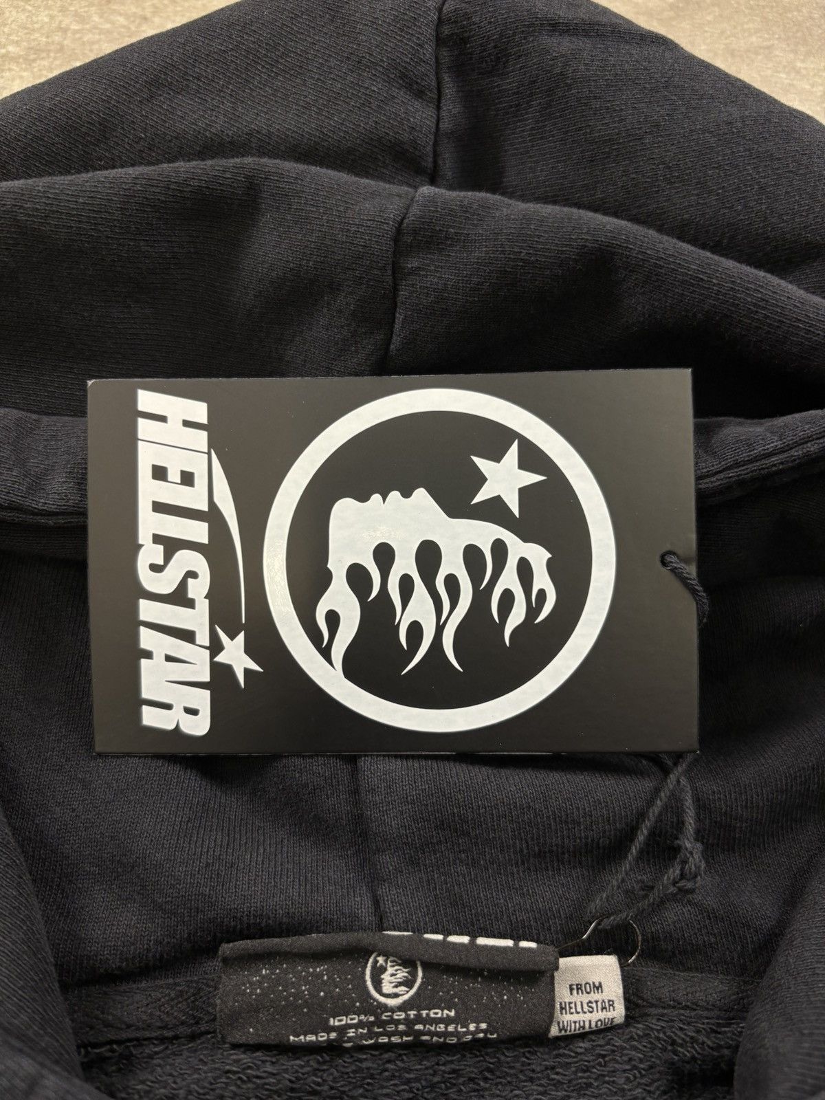 HELLSTAR Hellstar HStar Hoodie, Black Size US M / EU 48-50 / 2 - 11 Thumbnail