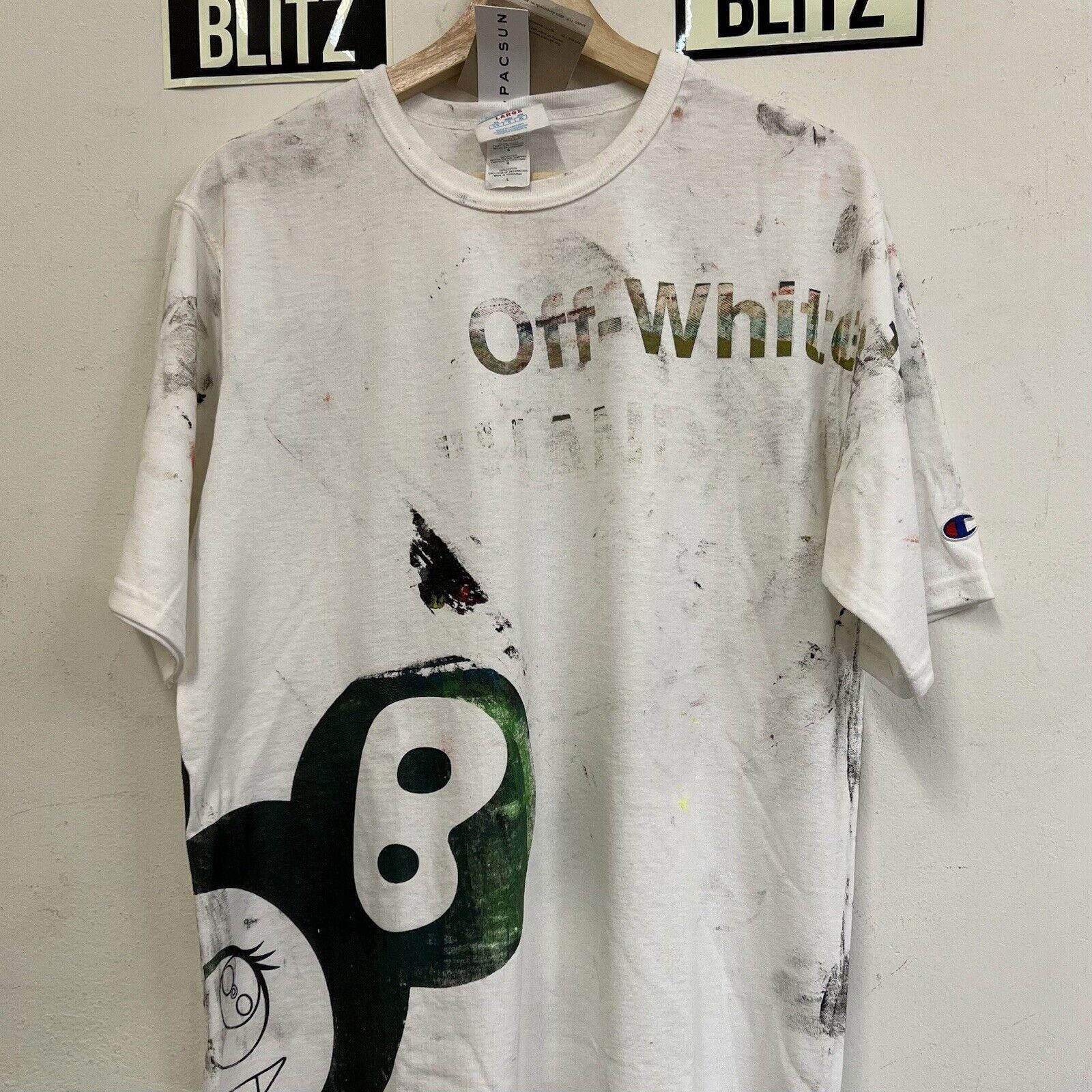 Off-White Off White Complex Con Workshop Exercise Takashi Murakami Tee Size US L / EU 52-54 / 3 - 3 Thumbnail