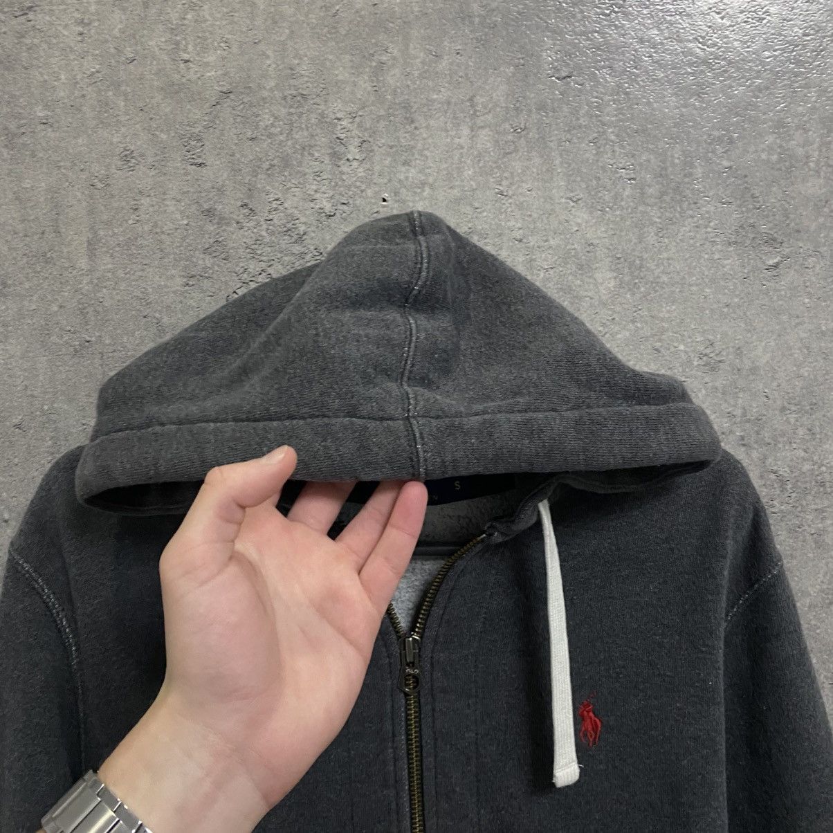 Polo Ralph Lauren Vintage Polo Ralph Lauren Zip Hoodie Grey Size US S / EU 44-46 / 1 - 5 Thumbnail