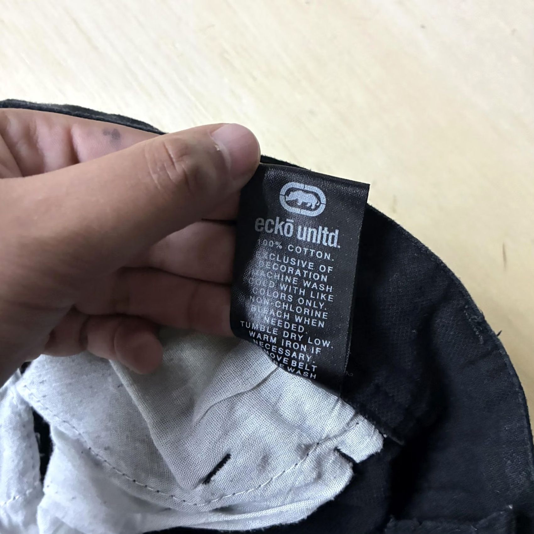 Ecko Unltd. Ecko Unltd Cargo Shorts Mens 36 Black Canvas Utility Pockets 10" Inseam Size US 36 / EU 52 - 3 Thumbnail