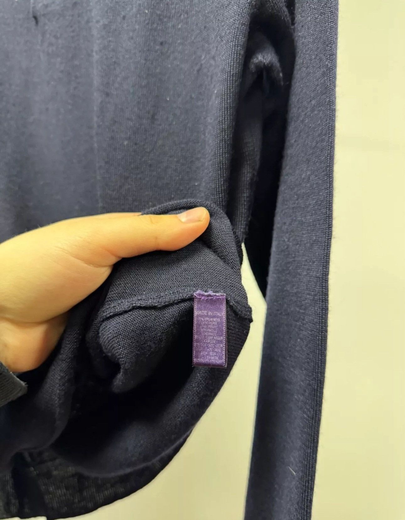 Ralph Lauren Purple Label Ralph Lauren Purple Label Sweater Polo Style Virgin Wool Silk Size US S / EU 44-46 / 1 - 3 Thumbnail