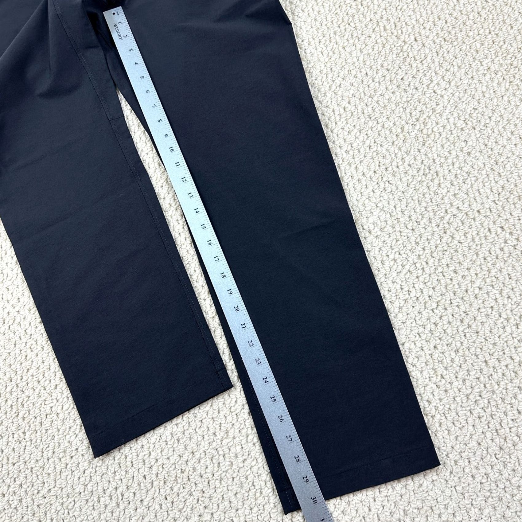 Vintage Proof Pants Black Merino Wool Straight Performance 33x30 Mens Huckberry Size US 33 - 7 Thumbnail