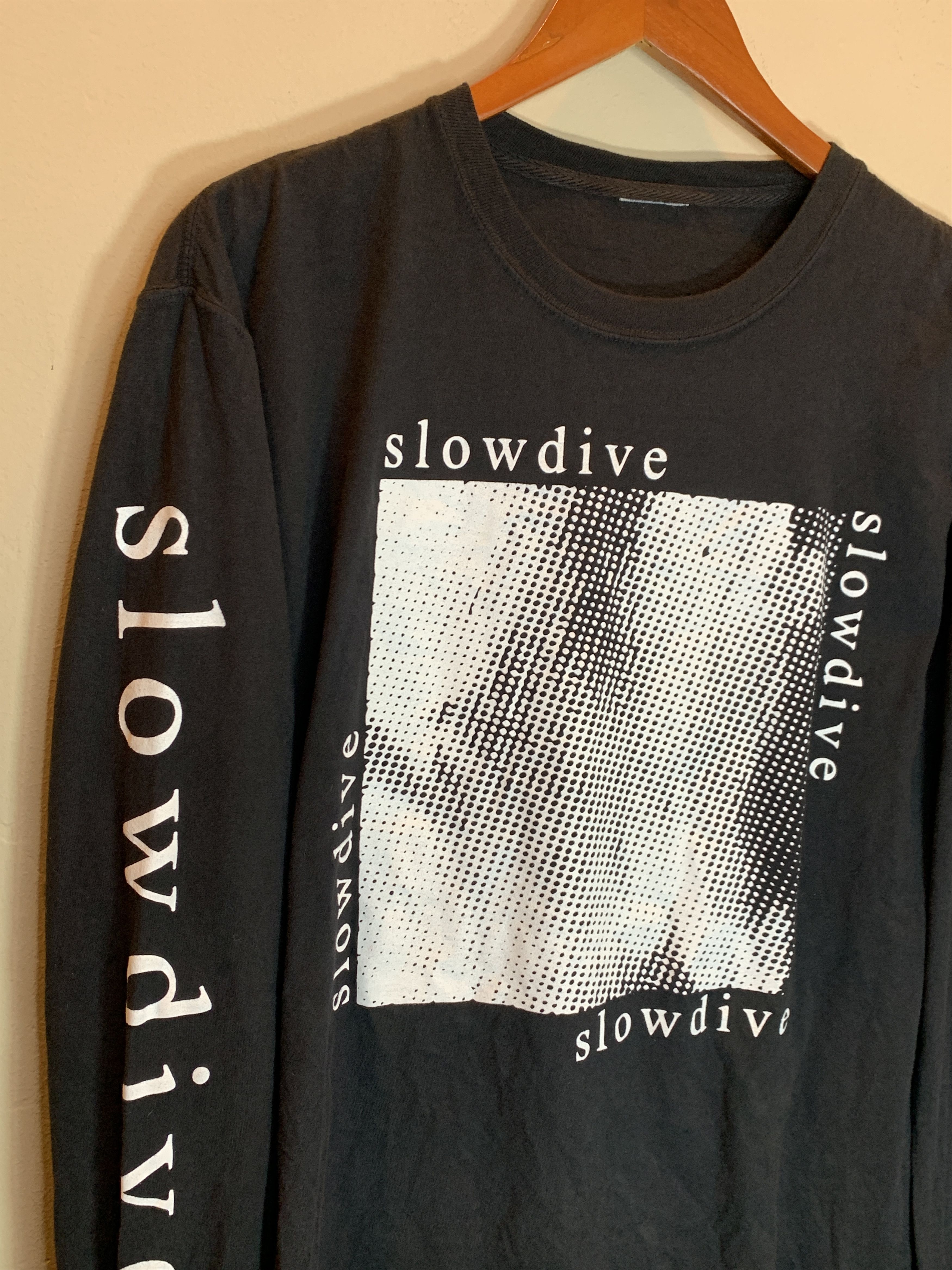 Band Tees *RARE* Vintage 90’s Slowdive Souvlaki Shoegaze Band LS Shirt Size US L / EU 52-54 / 3 - 4 Thumbnail