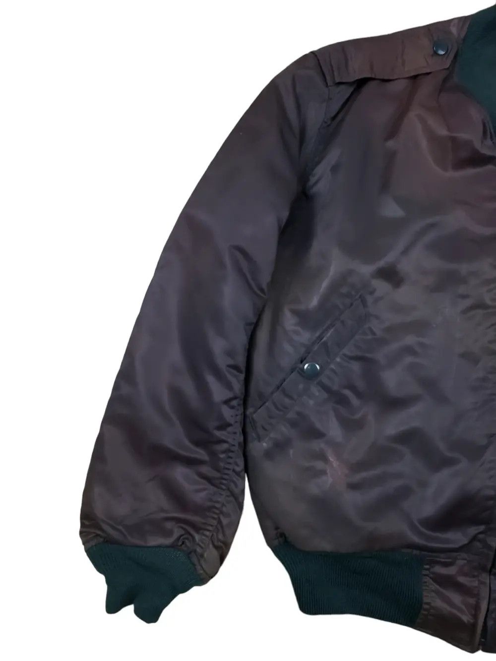 Vintage Vintage Bomber Jacket Dark Brown Size US M / EU 48-50 / 2 - 7 Thumbnail
