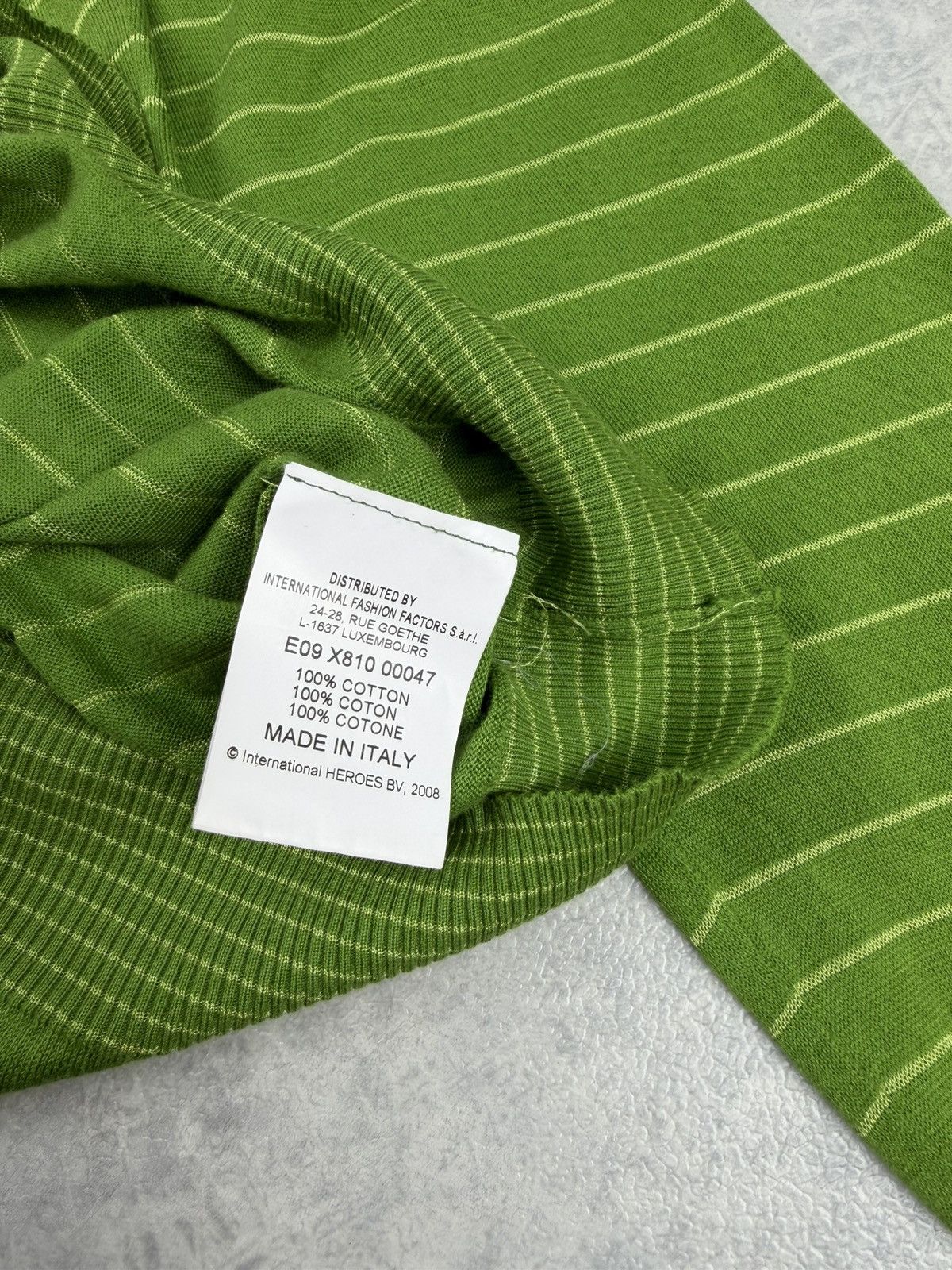 Dirk Bikkembergs Bikkembergs Men’s Cotton Knit Sweater Size L Size US L / EU 52-54 / 3 - 9 Thumbnail