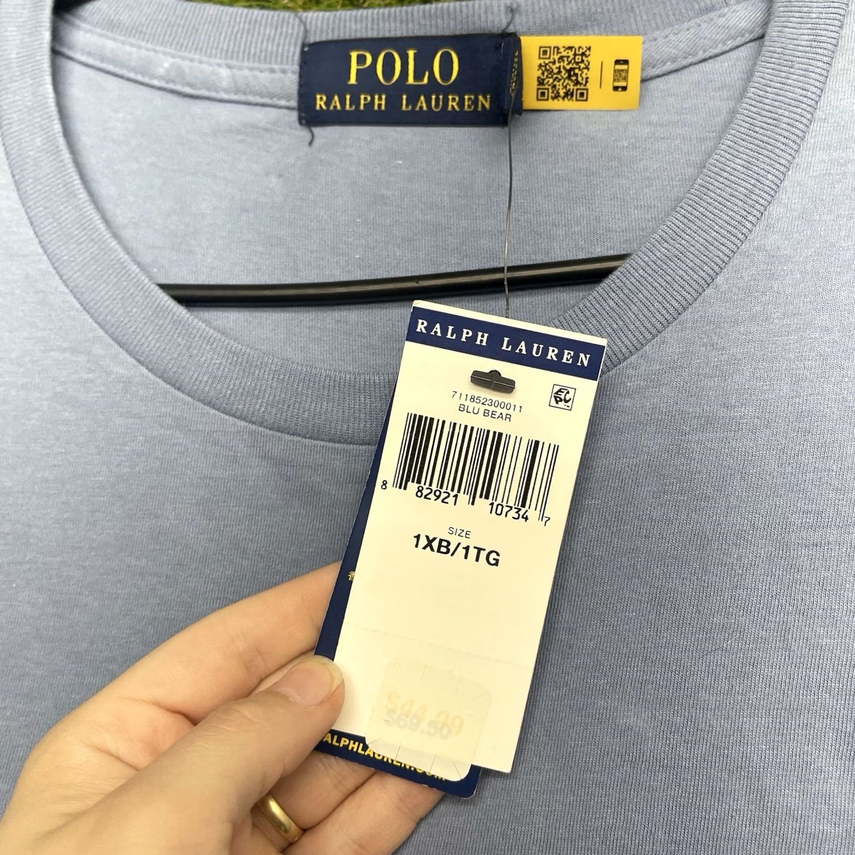 Polo Ralph Lauren Polo Ralph Lauren Polo Bear Shirt Mens 1XB Big & Tall Blue Beach Ball Surfing NWT T-Shirt Graphic Print Cotton Crew Neck Short Sleeve Beach 90s Mens Size US XL / EU 56 / 4 - 7 Thumbnail