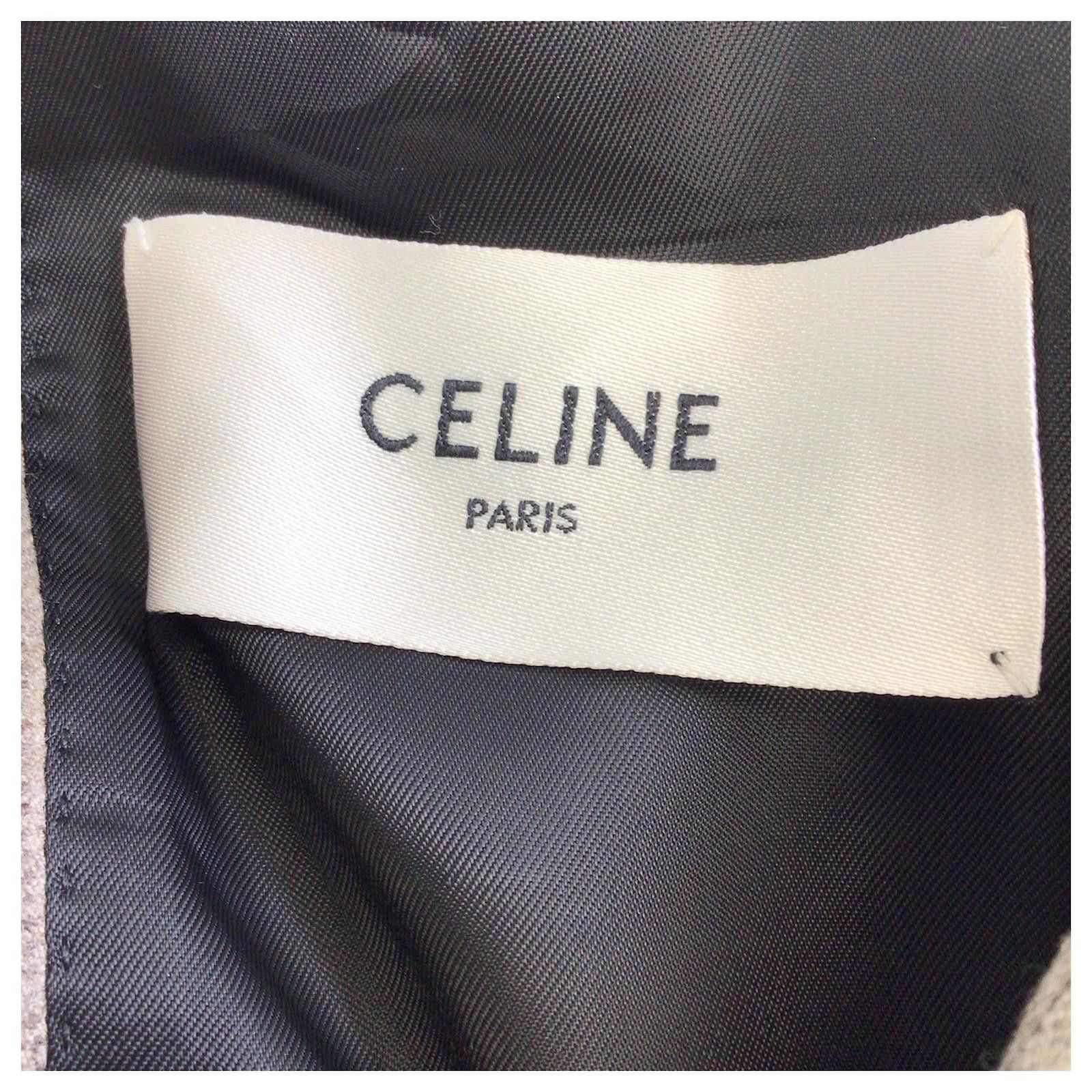 Celine o1bcso1str0824 Garçon Jacket With Elbow Patches in Beige Size XXS / US 00 / IT 34 - 5 Thumbnail