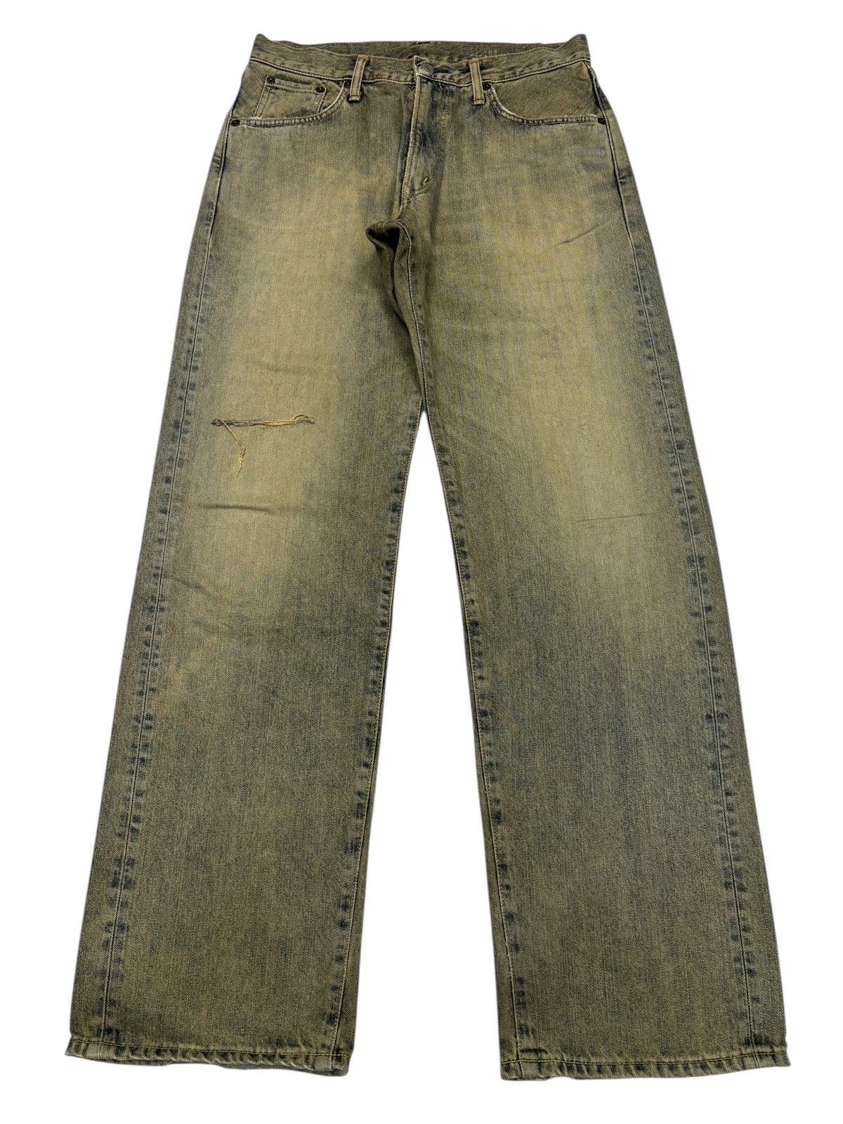 Kapital EDWIN LOOSE 445 Earthy Muddy Wash Baggy Jeans Size US 32 / EU 48 - 1 Thumbnail