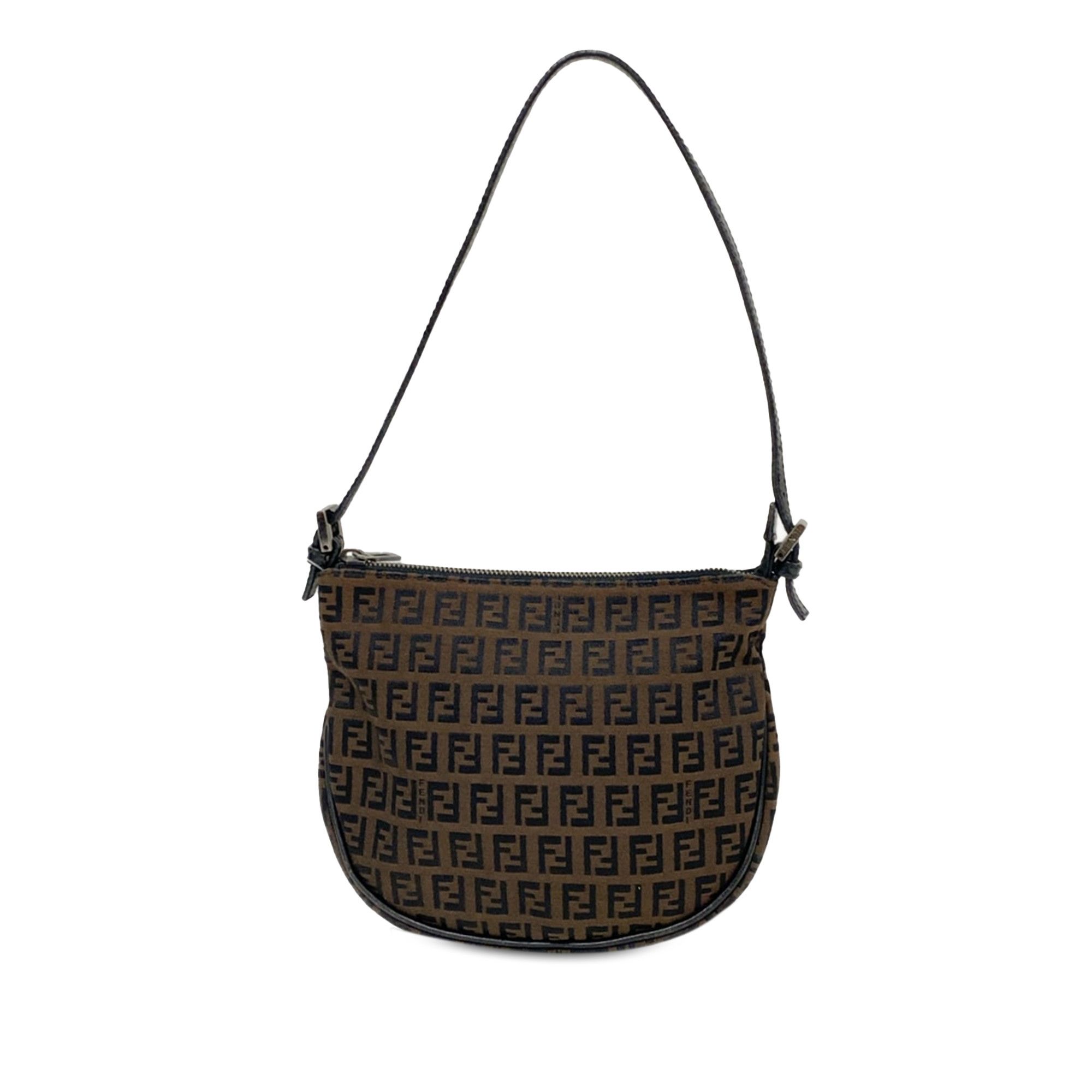 Fendi Fendi Zucchino Canvas Hobo Size ONE SIZE - 1 Thumbnail