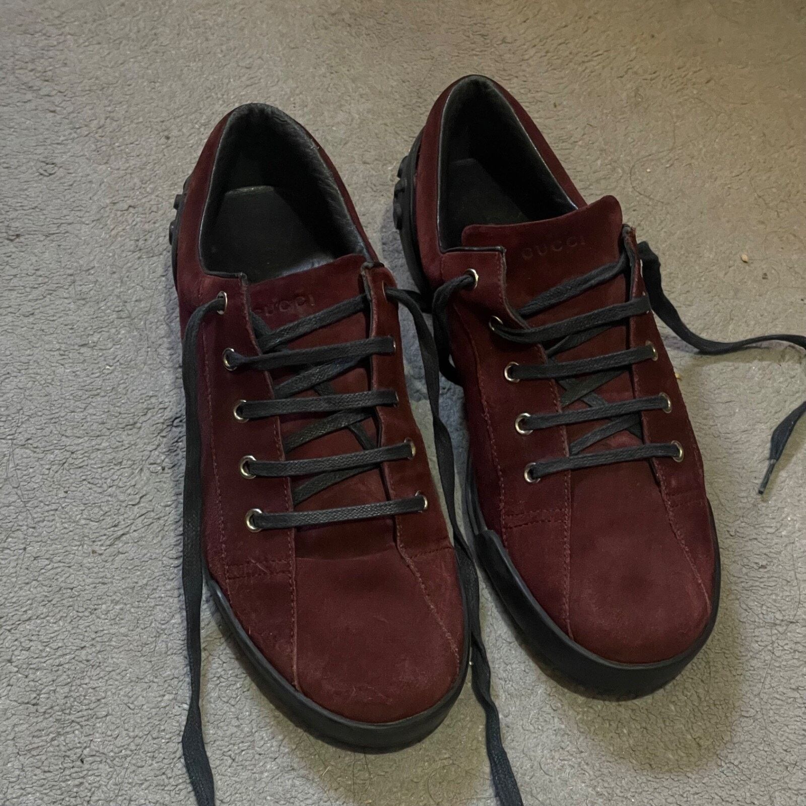 Gucci Gucci Sneakers Low-Top Trainers logo shoes suede leather Size US 7.5 / EU 40-41 - 1 Thumbnail
