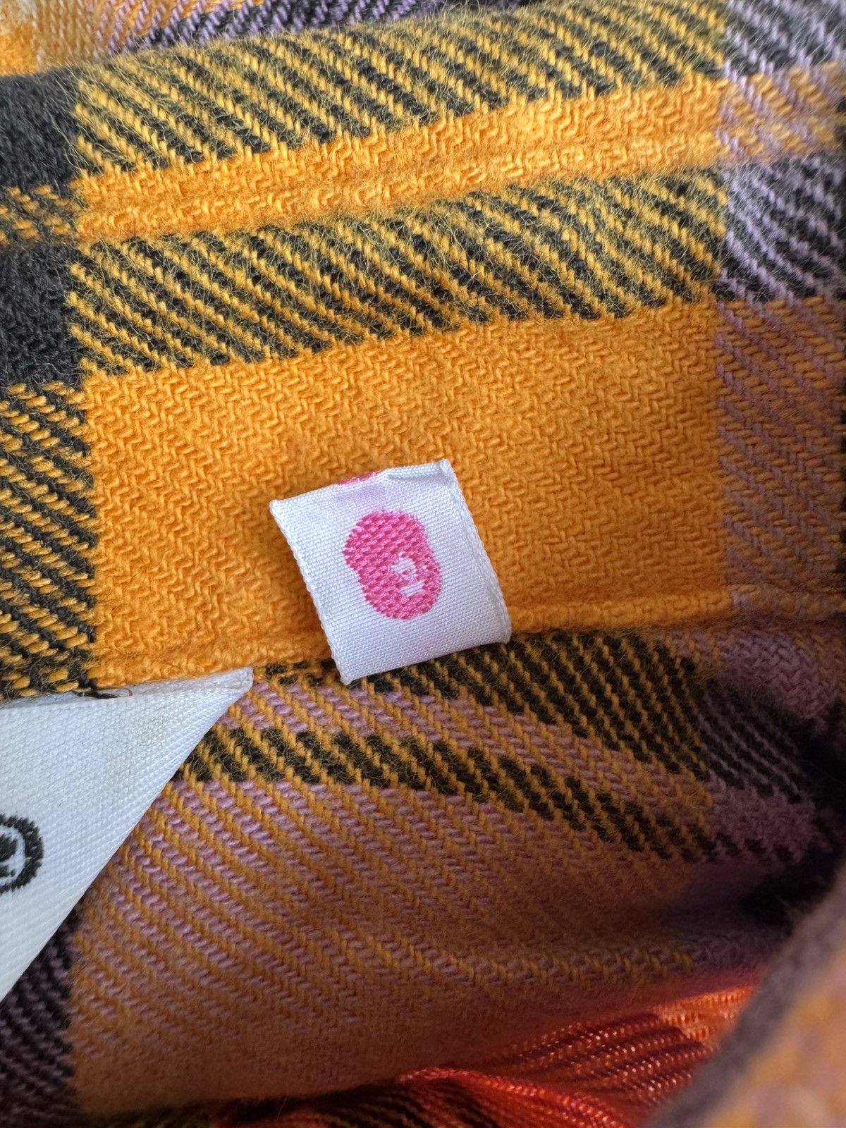 Bape VERY RARE VINTAGE SHIRT FLANNEL A BATHING APE BAPE PLAID Size XXS / US 00 / IT 34 - 4 Thumbnail