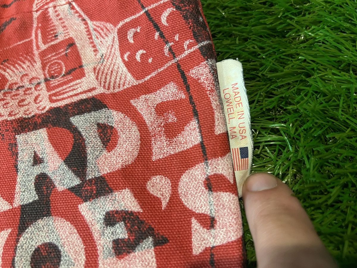 Vintage Rare Vintage Trader Joe’s Made in USA Canvas Tote Bag Red Size ONE SIZE - 6 Thumbnail