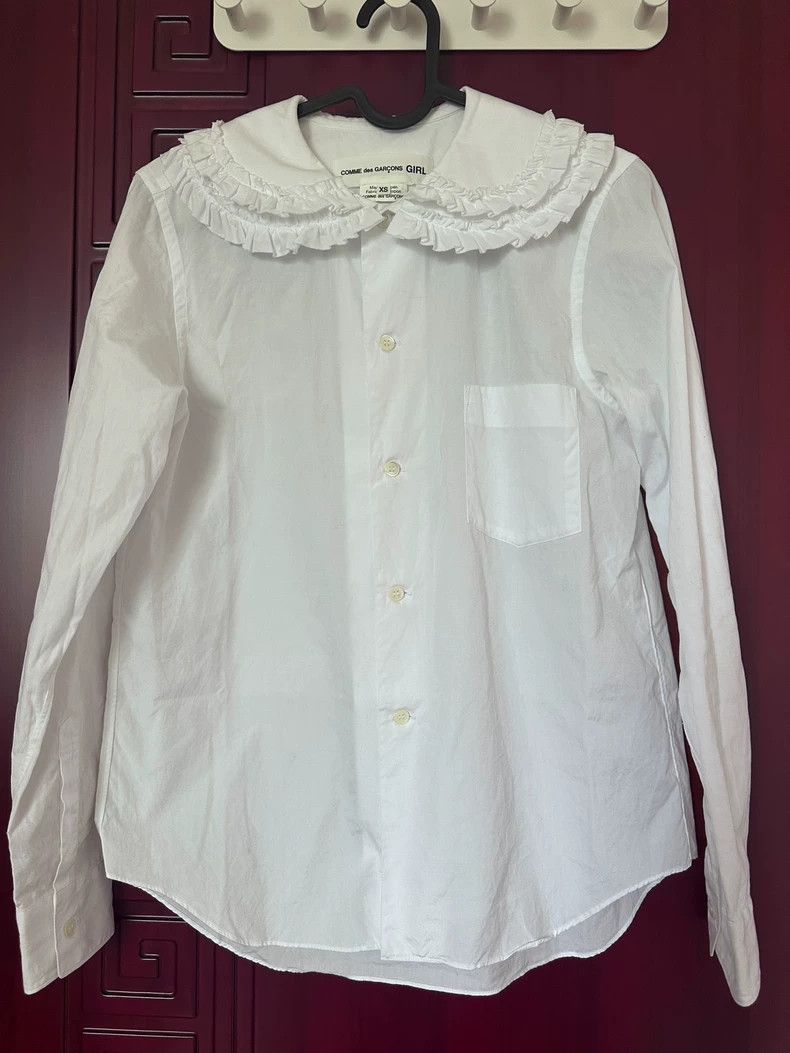 Comme des Garcons Comme Des Garcons Double layered lace collar shirt 2505-Nex Size XS / US 0-2 / IT 36-38 - 1 Thumbnail