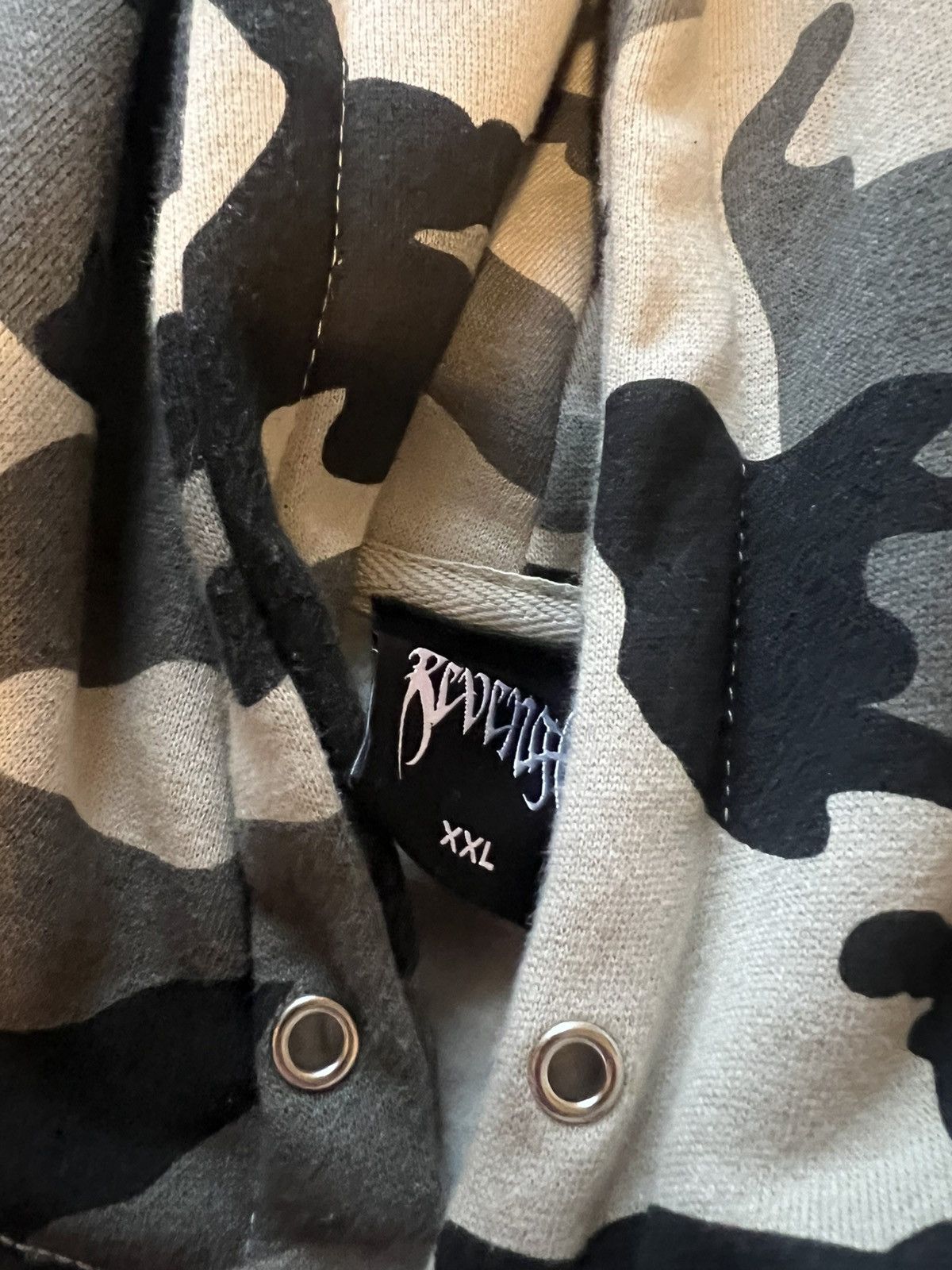 Revenge REVENGE X KILL CROPPED HOODIE SNOW CAMO/BABY BLUE Size US XXL / EU 58 / 5 - 4 Thumbnail
