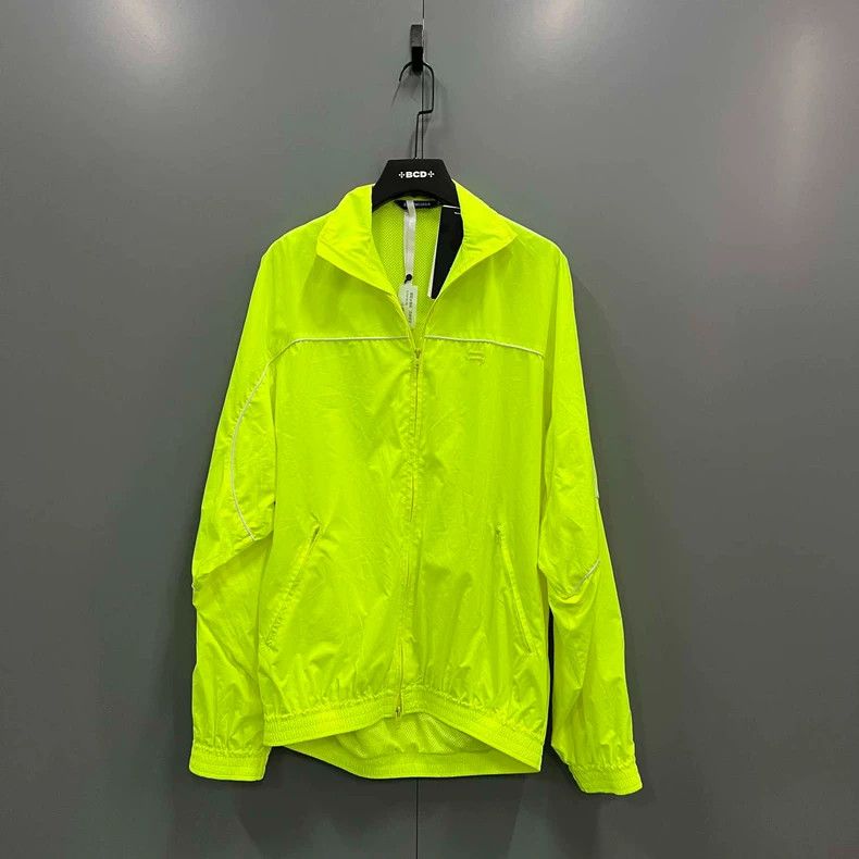 Balenciaga Balenciaga Neon Green Double Hook Embroidery School Unifor Size US S / EU 44-46 / 1 - 1 Thumbnail