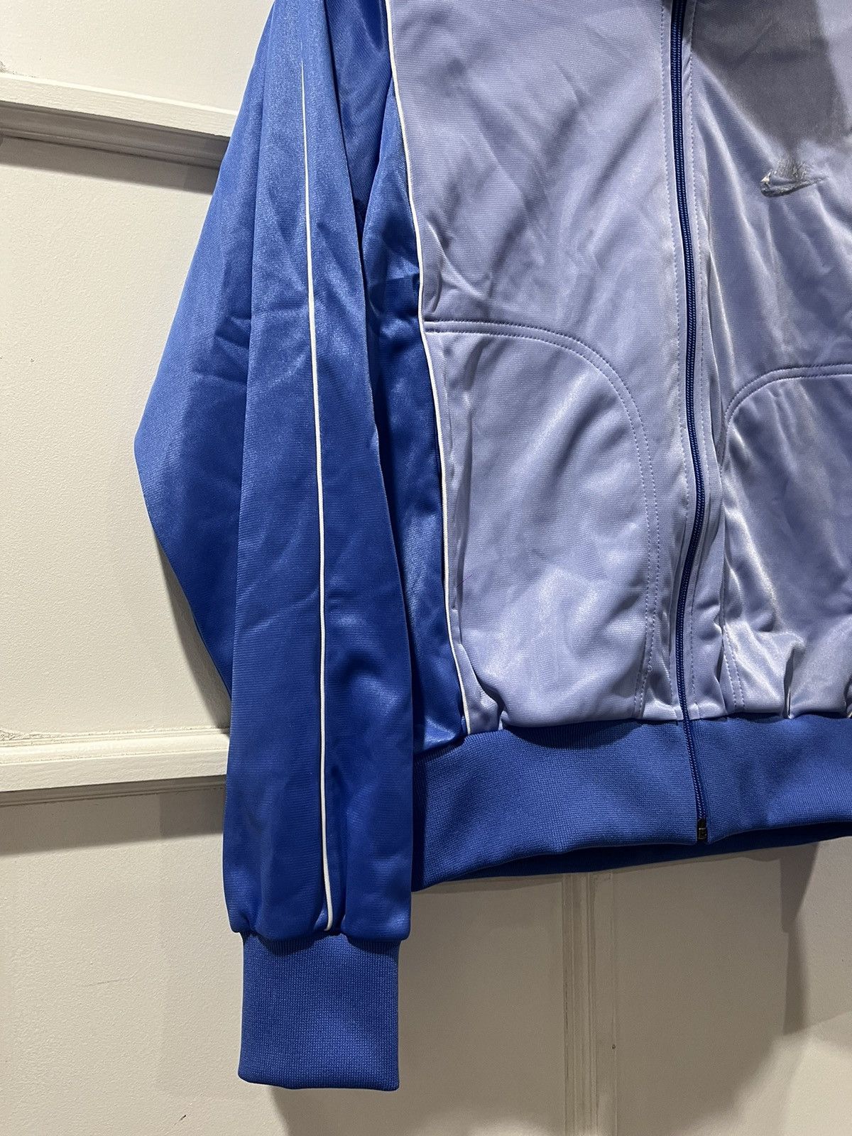 Nike Vintage 80s Nike Womens Blue Zip Jacket Size M / US 6-8 / IT 42-44 - 4 Thumbnail
