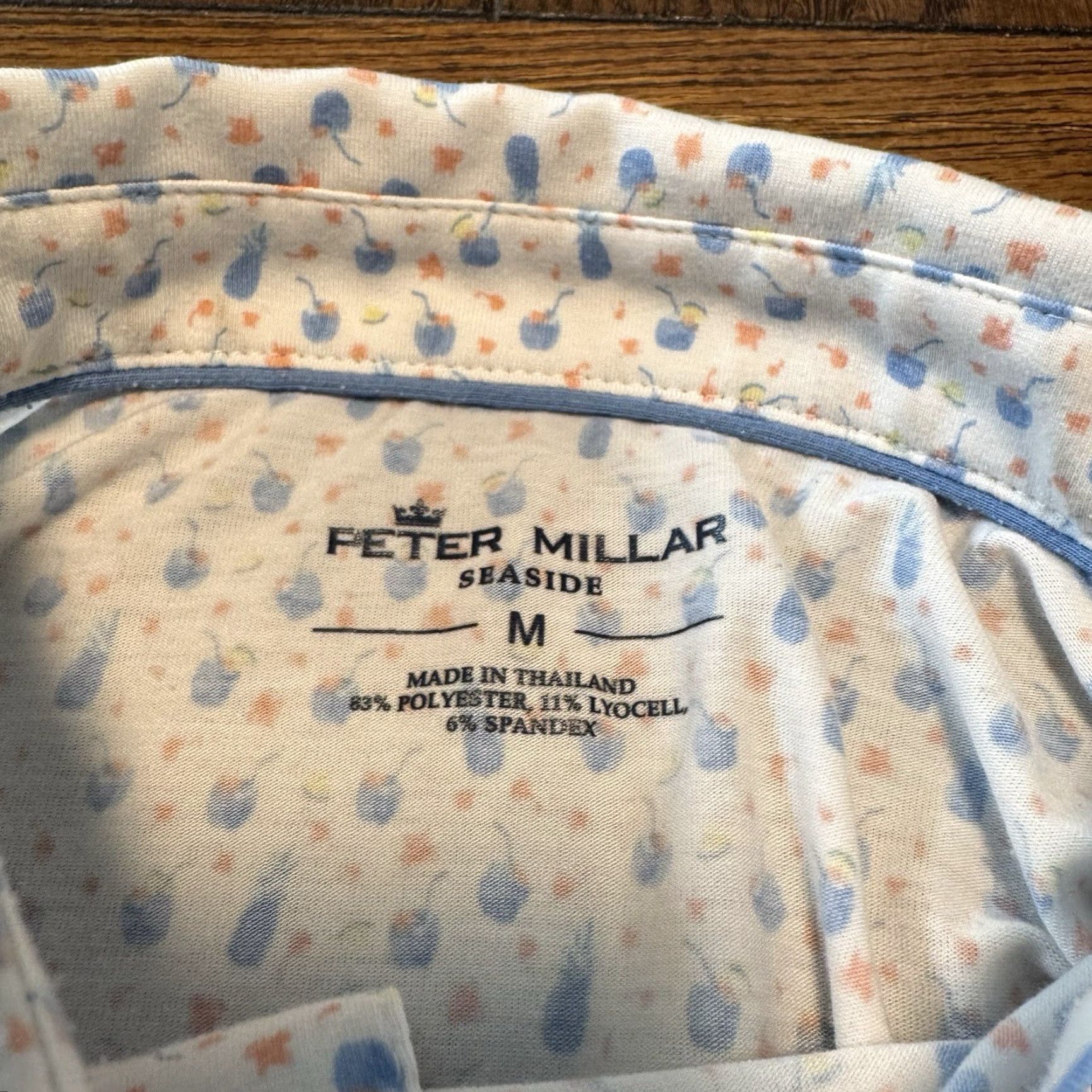 Peter Millar Peter Millar Seaside Polo Shirt Mens Size Medium Pineapple Coconut Mpee Logo Shirt Regular Men Multicolor Mockup? Size US M / EU 48-50 / 2 - 6 Thumbnail