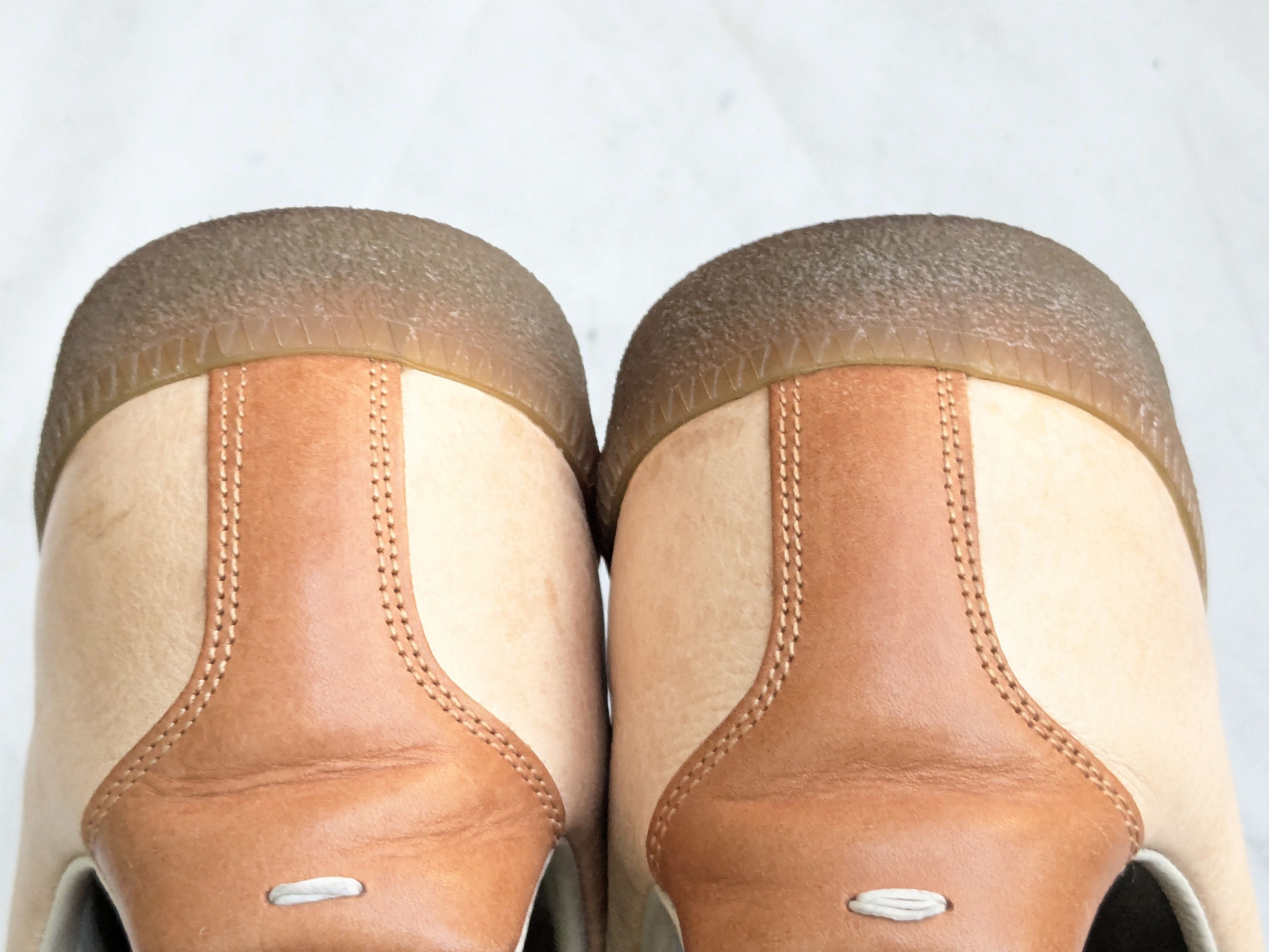 Maison Margiela Maison Margiela Gat Replica Brown 11 44 Leather Low Tops Size US 11 / EU 44 - 13 Thumbnail