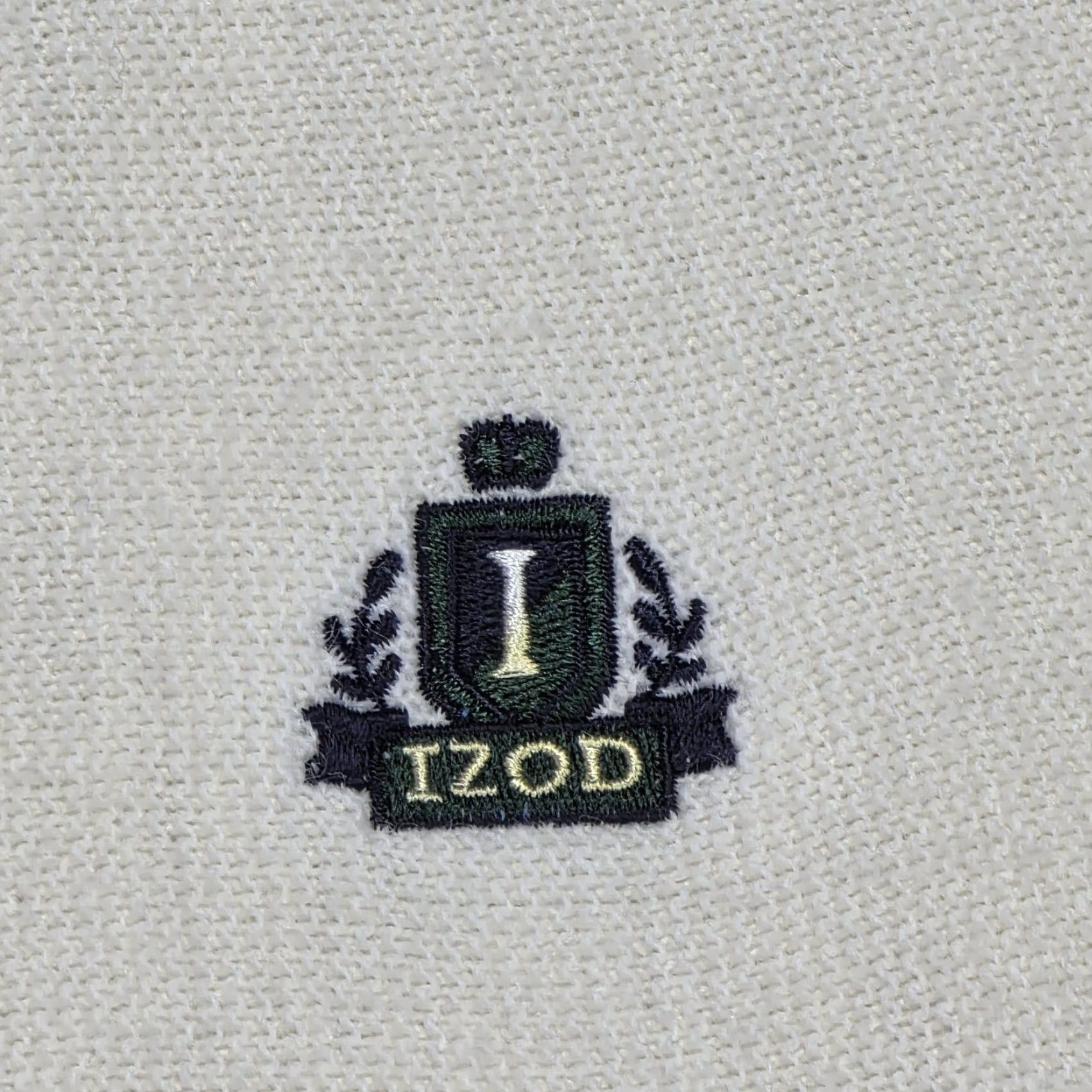 Izod VINTAGE IZOD Cardigan Sweater 80s White Large Men Long Sleeve Knitted Logo Buttons Classic Casual - Mens Size US L / EU 52-54 / 3 - 5 Thumbnail