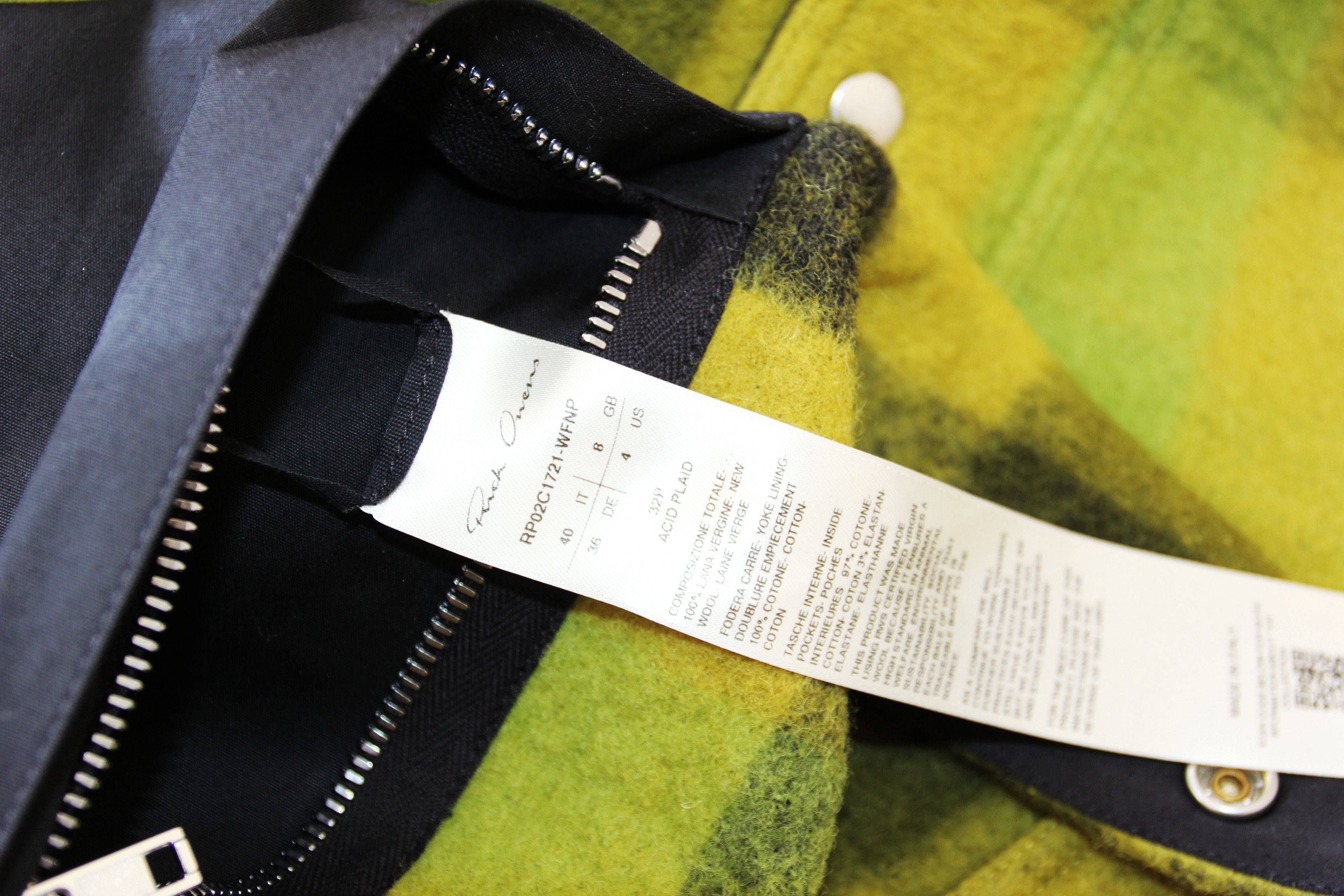Rick Owens AW23 RICK OWENS "LUXOR" OVERSIZED OUTERSHIRT 40 Size US M / EU 48-50 / 2 - 9 Thumbnail