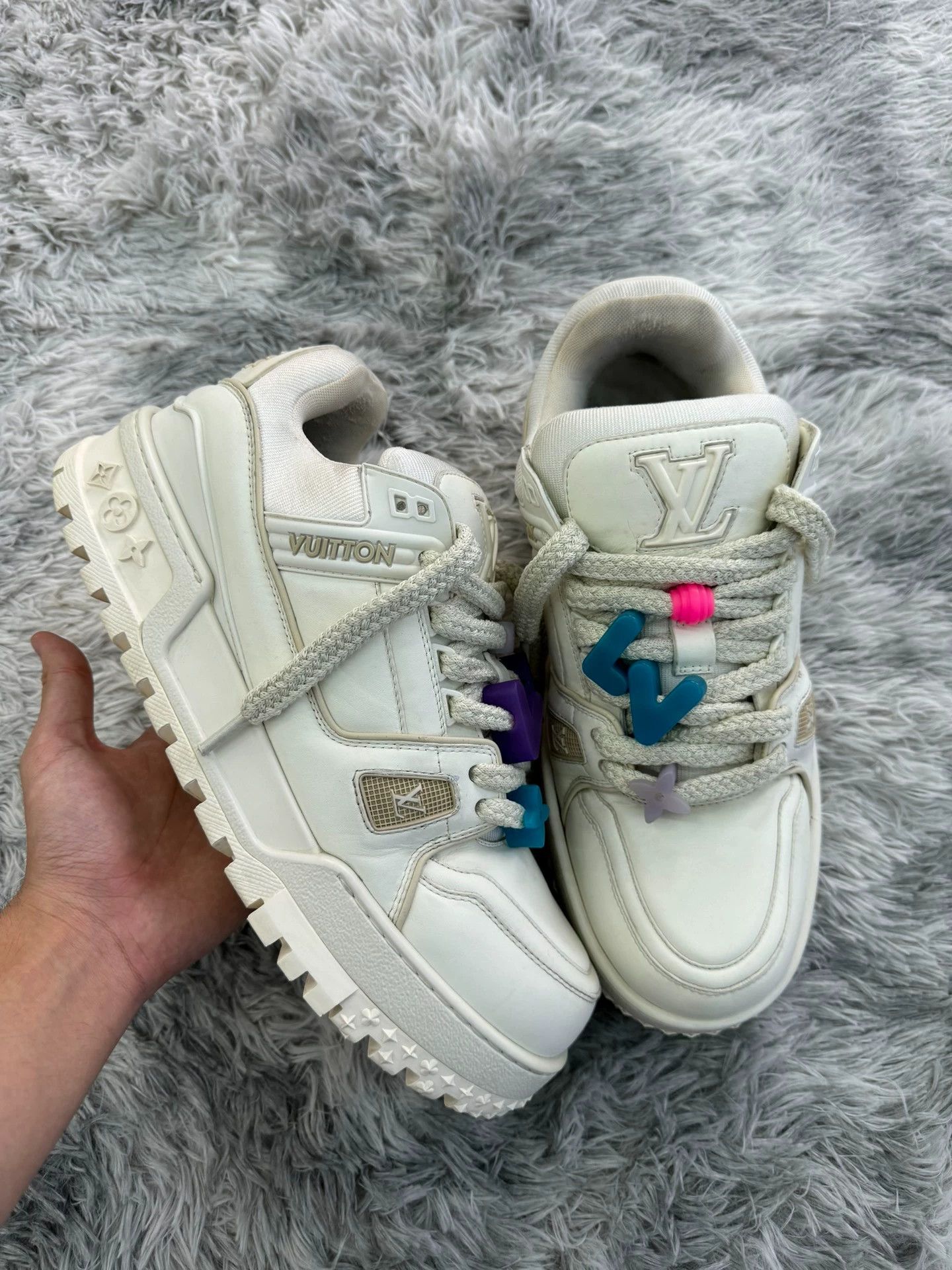 Louis Vuitton Louis Vuitton LV Trainer Maxi (White) Size US 10 / EU 43 - 5 Thumbnail