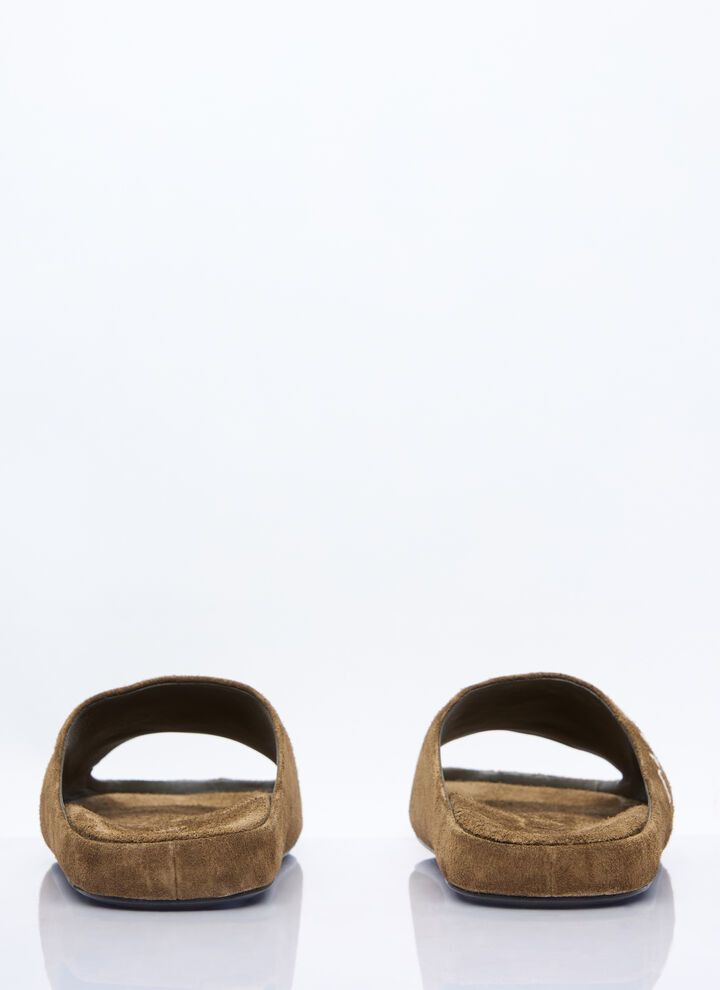 Marni o1w1db11125 Fussbett Slides in Khaki Green Size US 11 / EU 44 - 6 Thumbnail
