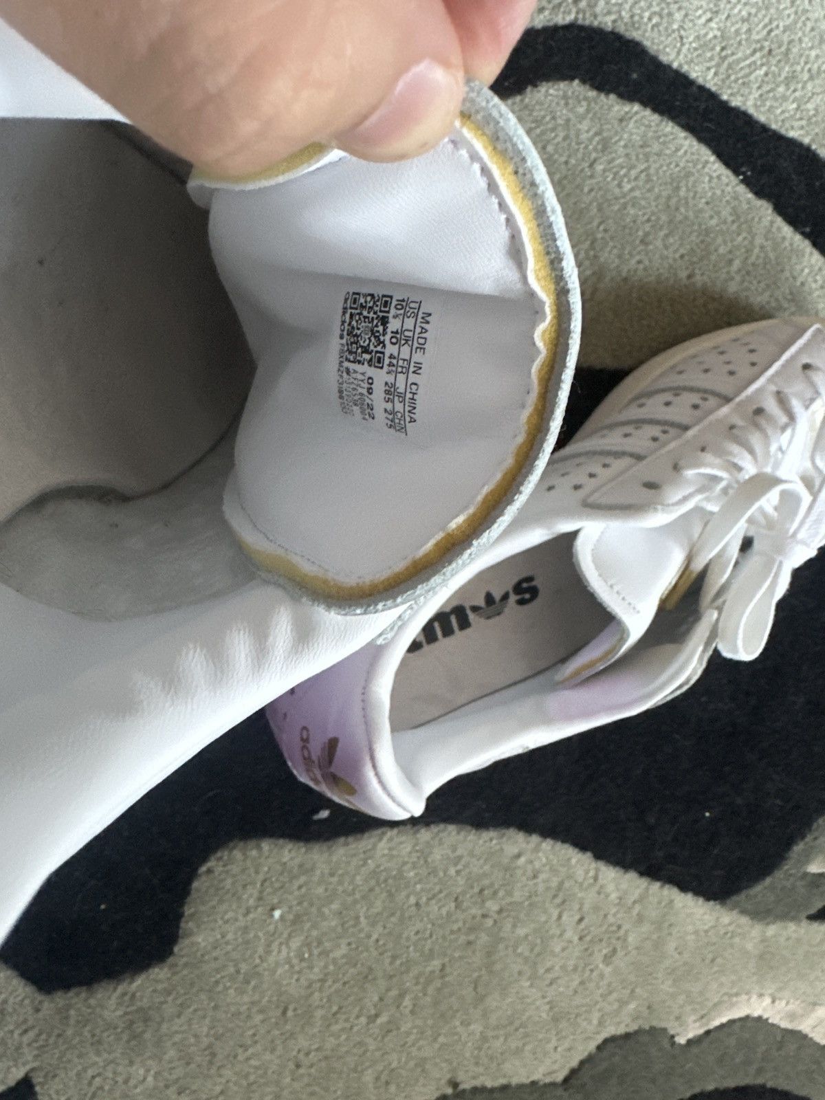Adidas ADIDAS X ATMOS PREMIUM SUPERSTAR Size US 10.5 / EU 43-44 - 6 Thumbnail