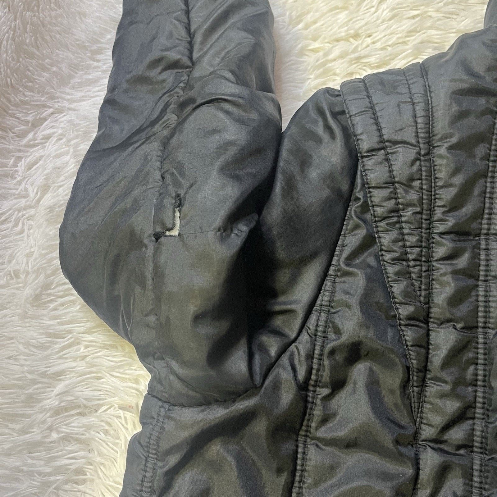 Other Y R Puffer Coat Womens 2XL BLACK Midi Jacket polyester Zip Size XXL / US 16-18 / IT 52-54 - 6 Thumbnail