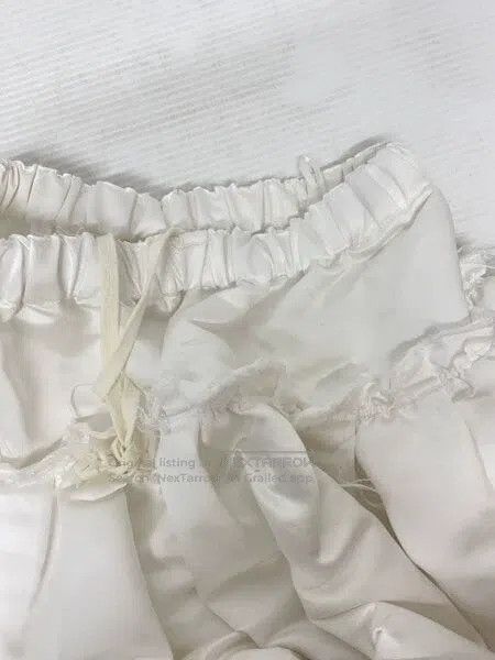 Comme des Garcons Comme Des Garcons size XS White vintage chiffon patched ha Size 23" - 3 Thumbnail