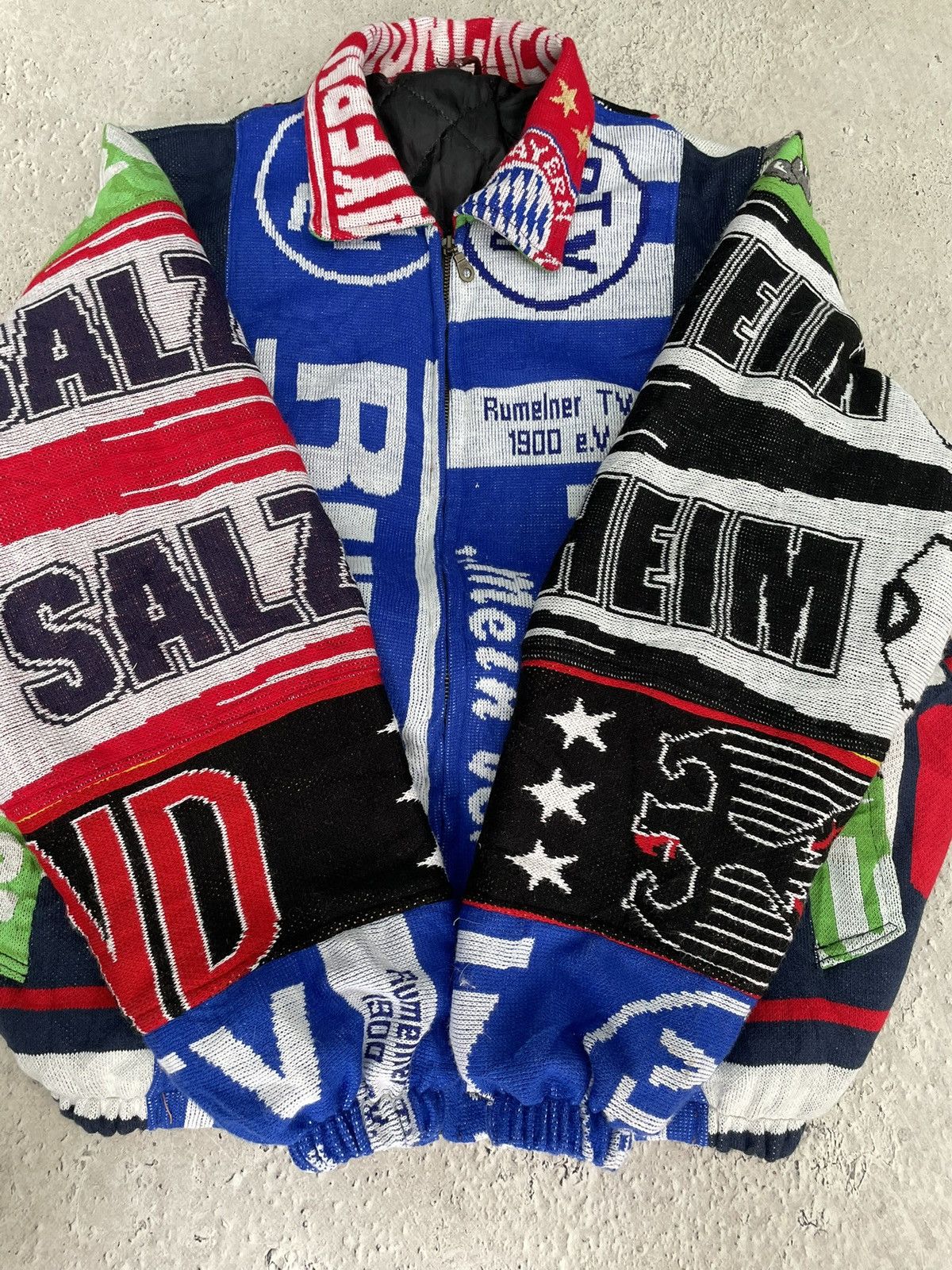 Other Rare custom Deutschland scarfs bomber jacket rare euro 2006 Size US L / EU 52-54 / 3 - 9 Thumbnail