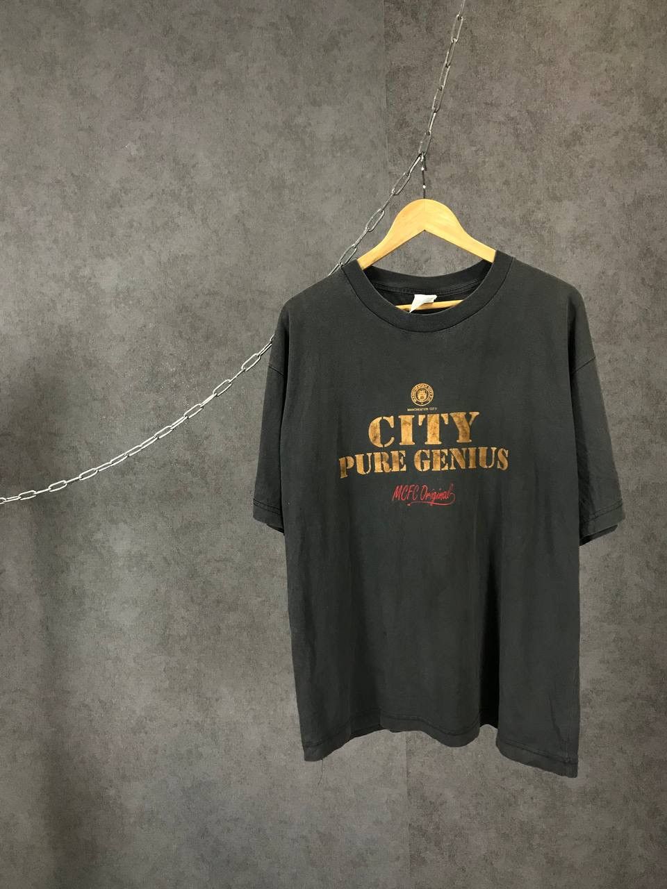 Vintage Man City soccer vintage tee Size US L / EU 52-54 / 3 - 1 Thumbnail