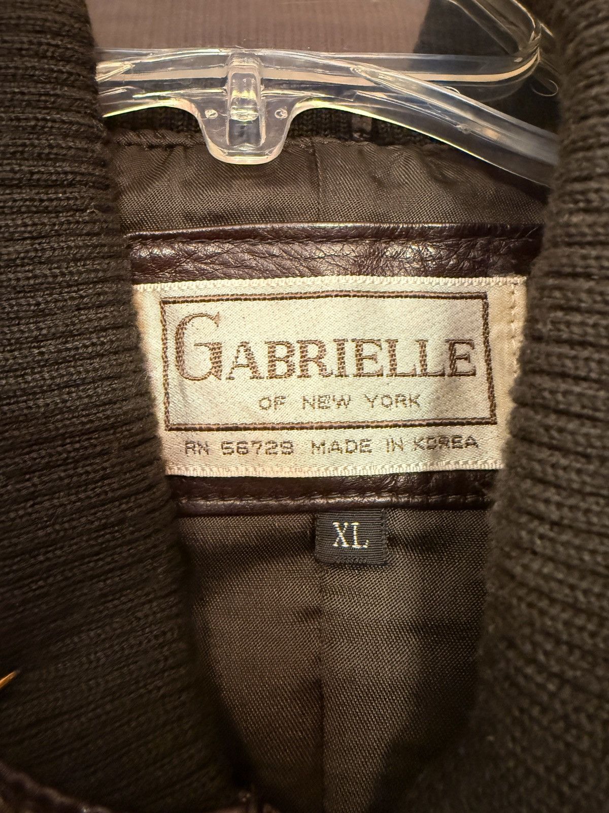 Other Gabrielle of NY Men’s VINTAGE Chocolate Brown Leather Vest Size US XL / EU 56 / 4 - 2 Thumbnail