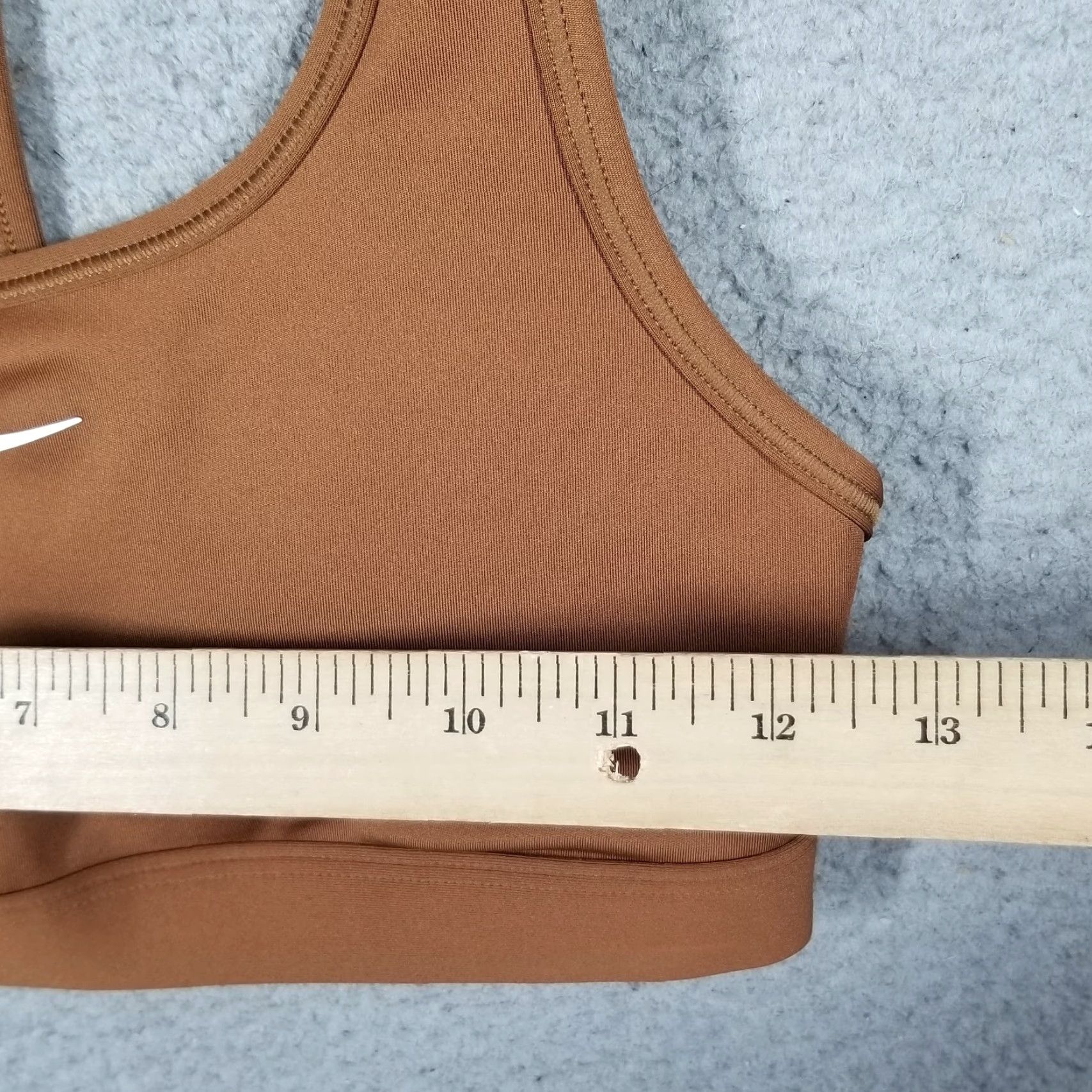 Nike Nike Dri-FIT Swoosh Sports Bra Women’s Brown Polyester Spandex Top DX6821-281 Training Athletic Dry-FIT Bra Nike Size S / US 4 / IT 40 - 6 Thumbnail