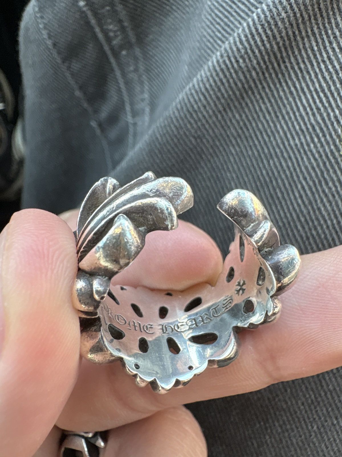 Chrome Hearts Chrome Hearts Double Floral Ring Size ONE SIZE - 11 Thumbnail
