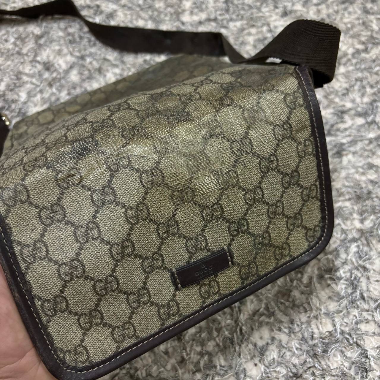 Gucci Vintage Gucci GG Supreme Small Messenger Bag Crossbody Italy Size ONE SIZE - 5 Thumbnail