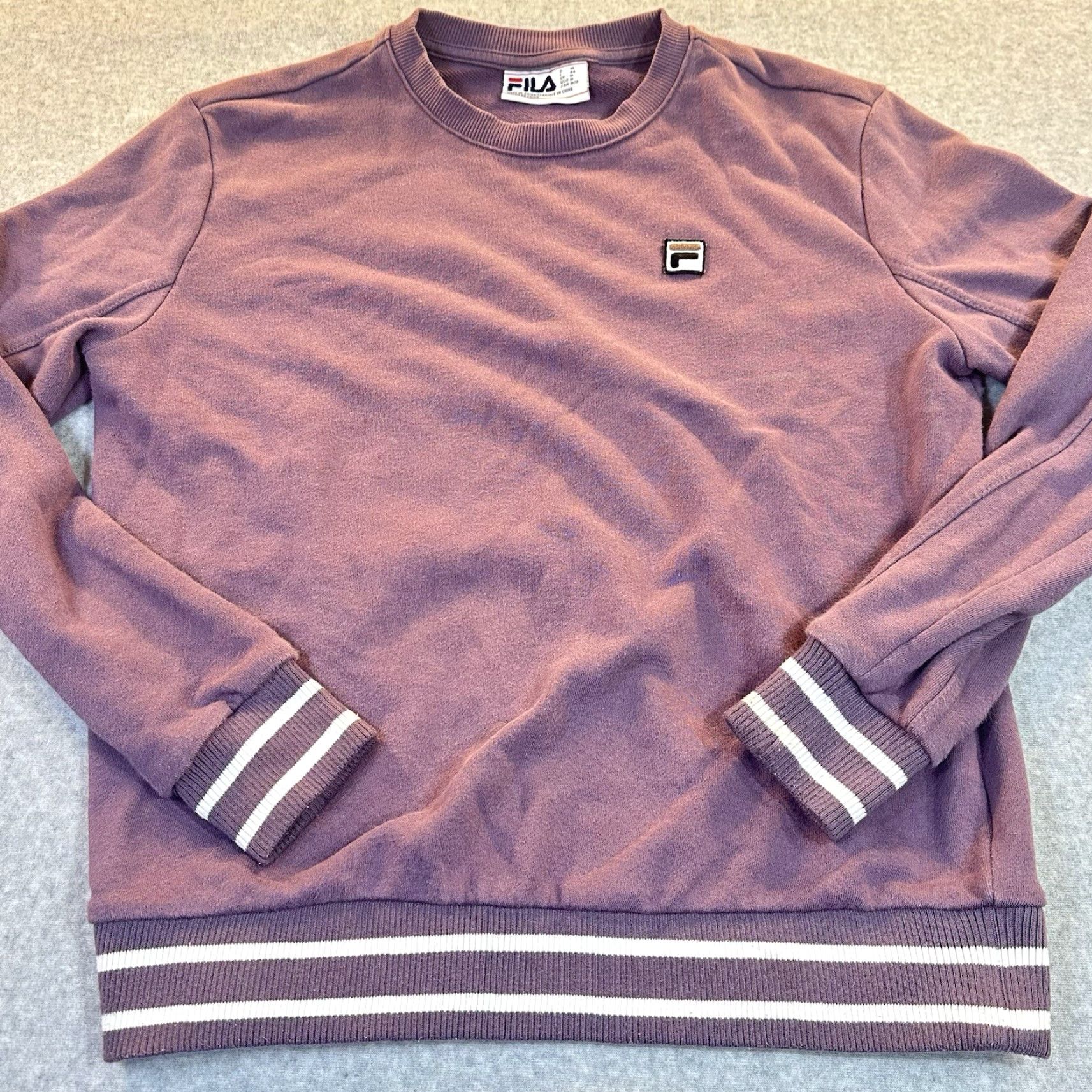 Fila FILA Purple Crewneck Soft Pullover Logo Sweatshirt Women’s M Size M / US 6-8 / IT 42-44 - 2 Thumbnail
