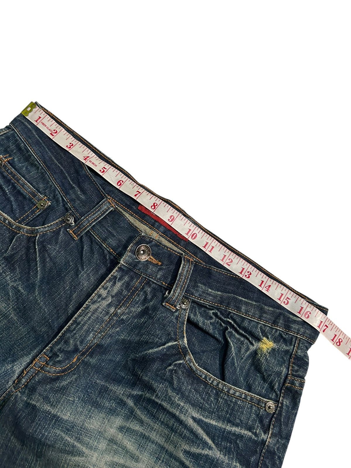 Japanese Brand × Kapital × Vintage Nylaus Japanese Style Distressed Denim Jeans Size US 34 / EU 50 - 17 Thumbnail