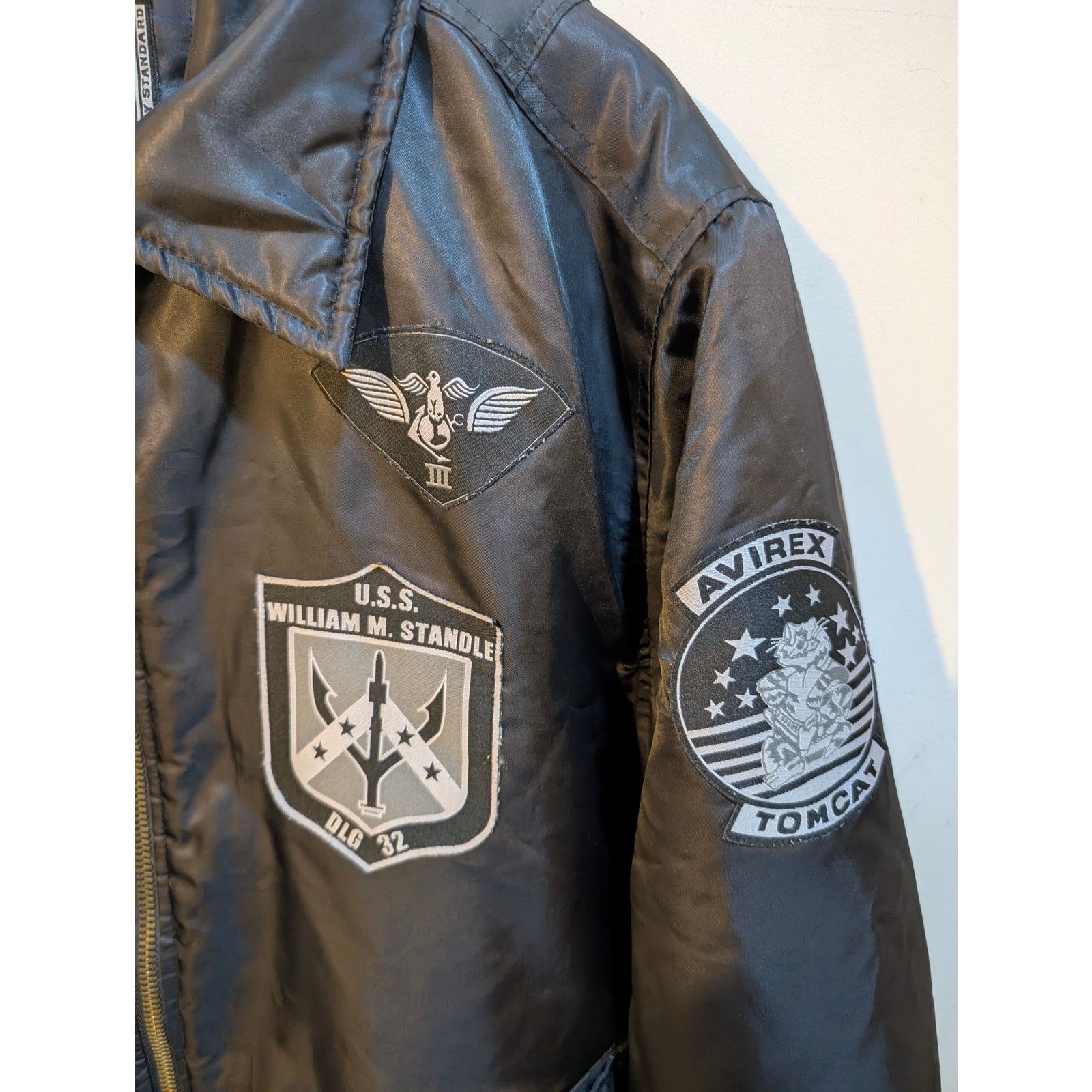 Avirex Avirex Industries Nylon Tomcat Patch Nylon Bomber Jacket MD Size US M / EU 48-50 / 2 - 3 Thumbnail