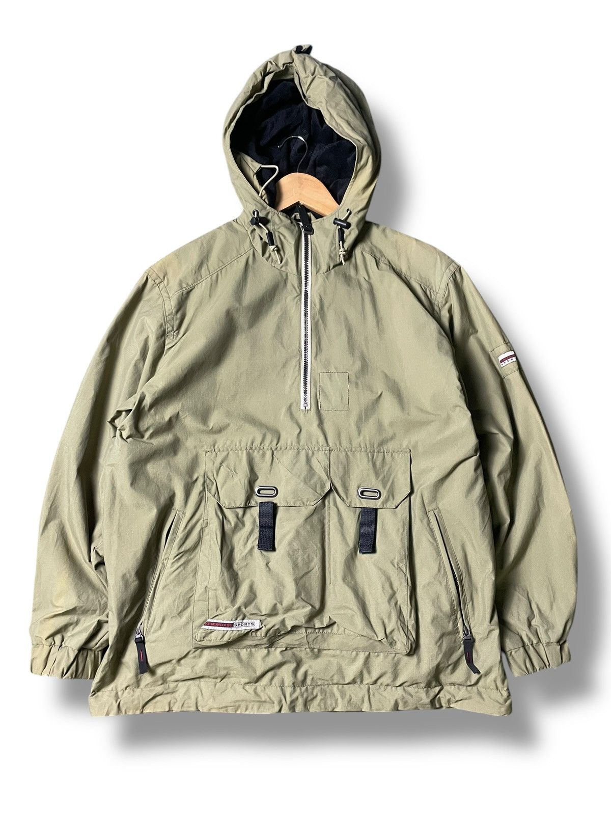 Japanese Brand × Kensho Abe × Vintage Kensho Abe Sports Half Zipper Pullover Jacket (96) Size US S / EU 44-46 / 1 - 1 Thumbnail