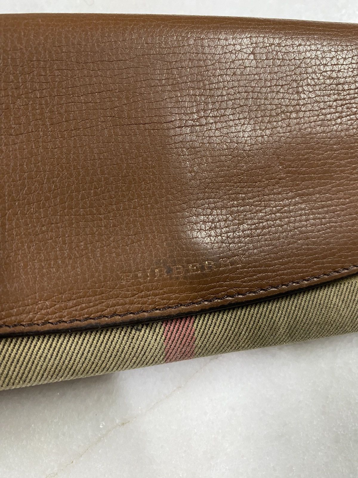 Burberry Burberry Beige plaid Long Wallet Preowned Size ONE SIZE - 8 Thumbnail