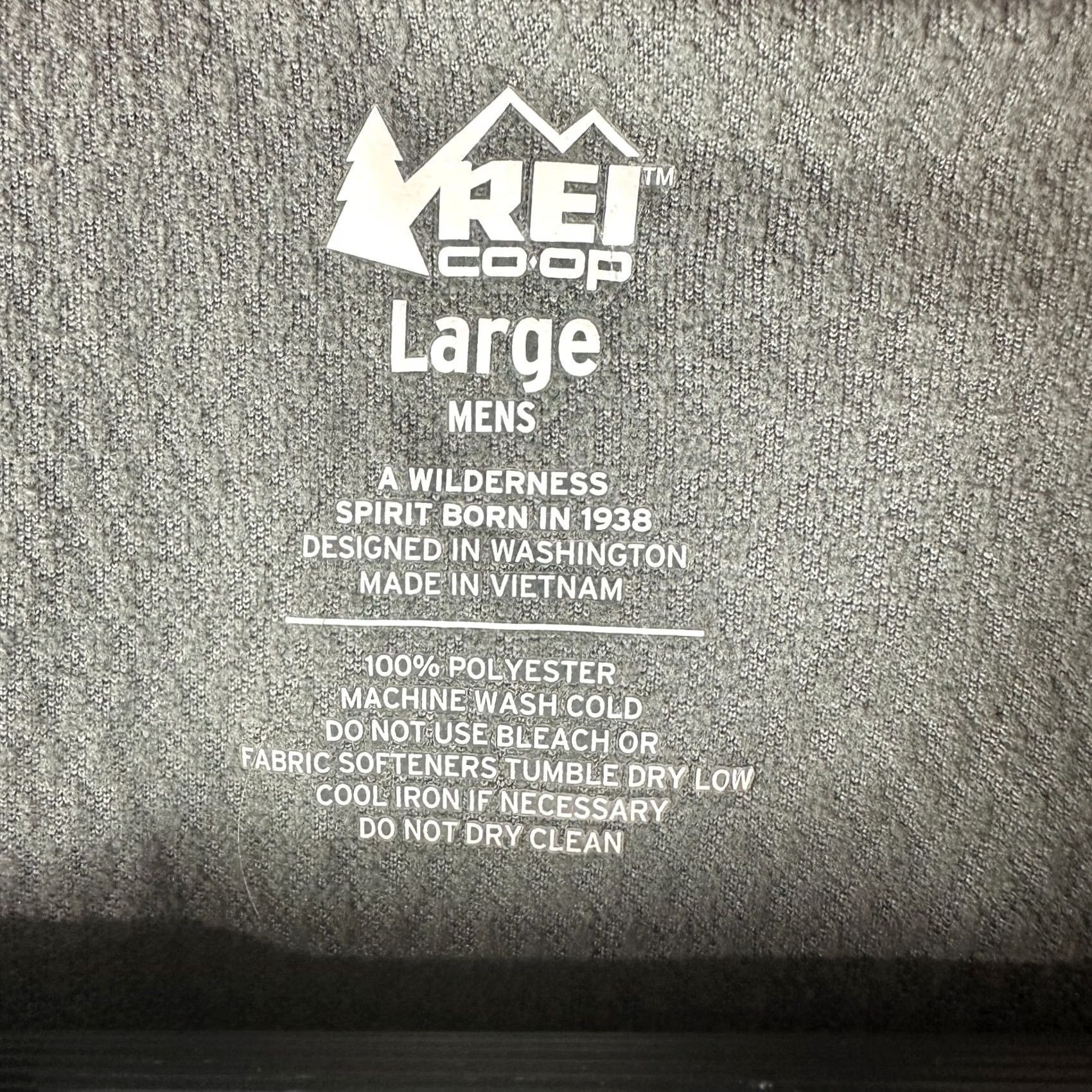 Vintage REI Coop Tee Shirt Mens L Gray Long Sleeve Crew Neck Pullover Size US L / EU 52-54 / 3 - 4 Thumbnail