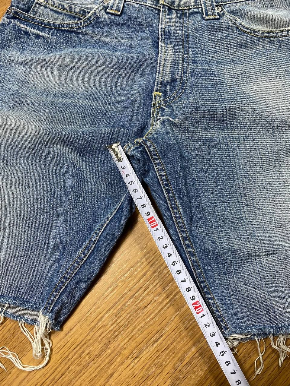 Japanese Brand × Levi's Gothicana Y2K Bondage Gothic Multipocket Cargo Shorts Size US 31 - 5 Thumbnail