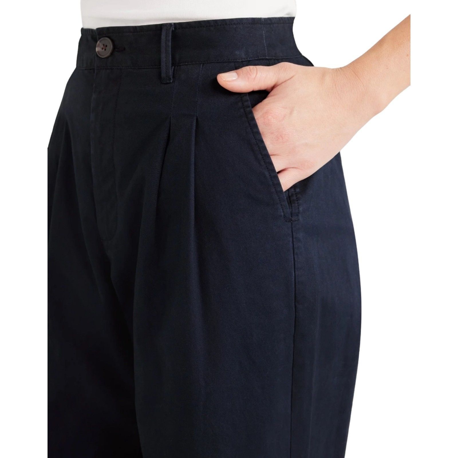 Other Free Assembly - Women's Wide Leg Chino Pants - Blue - 8 Size 30" / US 8 / IT 44 - 16 Thumbnail