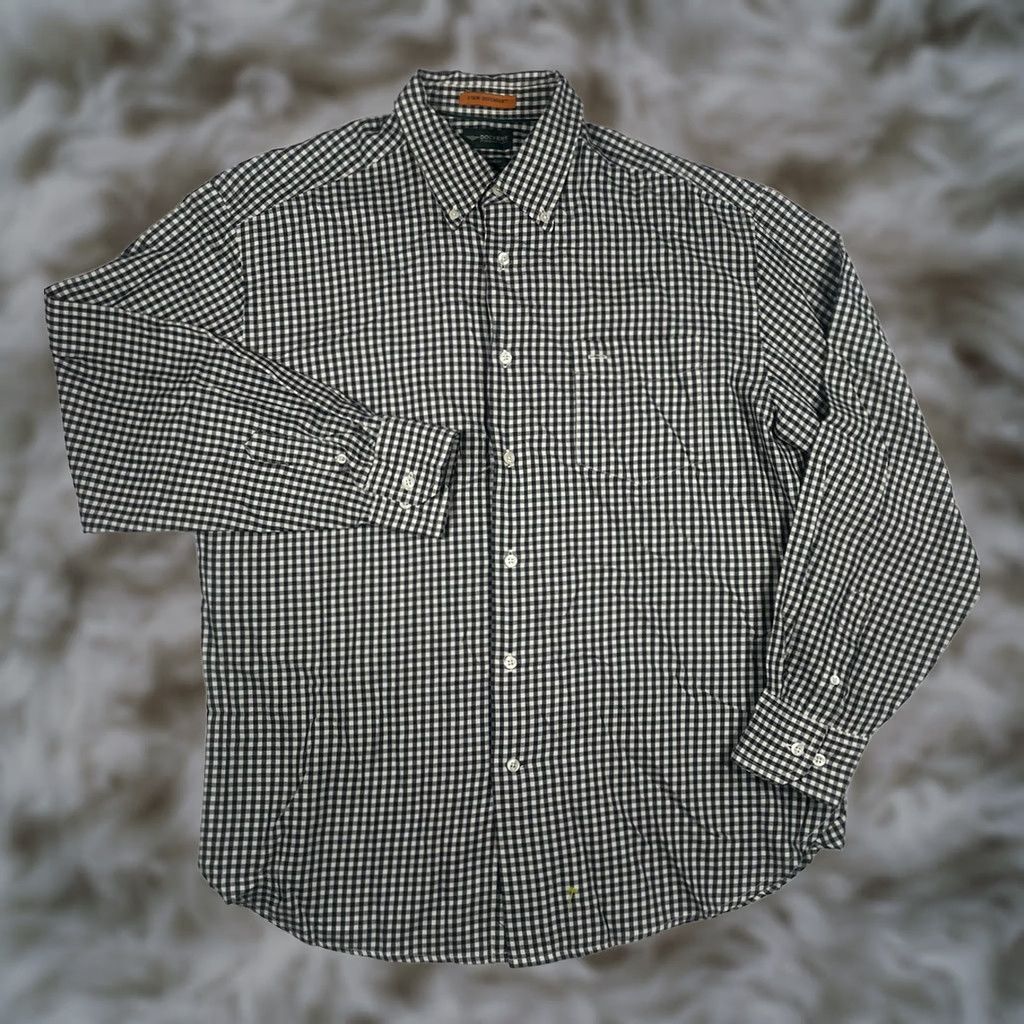 Dockers DOCKERS Shirt Mens L Multi Color Stain Defender Wrinkles Check Long Sleeve Button Down Size US L / EU 52-54 / 3 - 1 Thumbnail