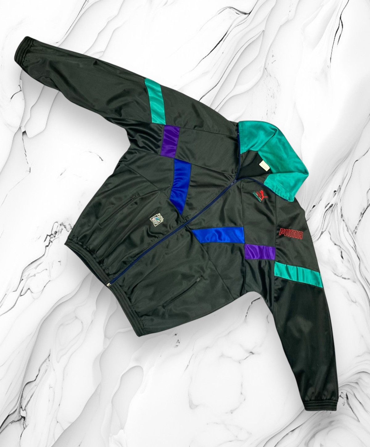 Puma Vintage 90s Puma International Track Jacket Size US M / EU 48-50 / 2 - 1 Thumbnail