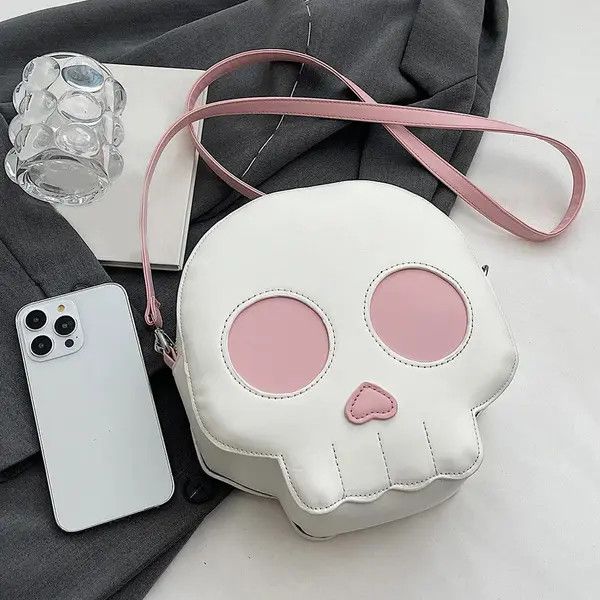 Vintage Novelty Skull Crossbody Bag Size ONE SIZE - 2 Thumbnail