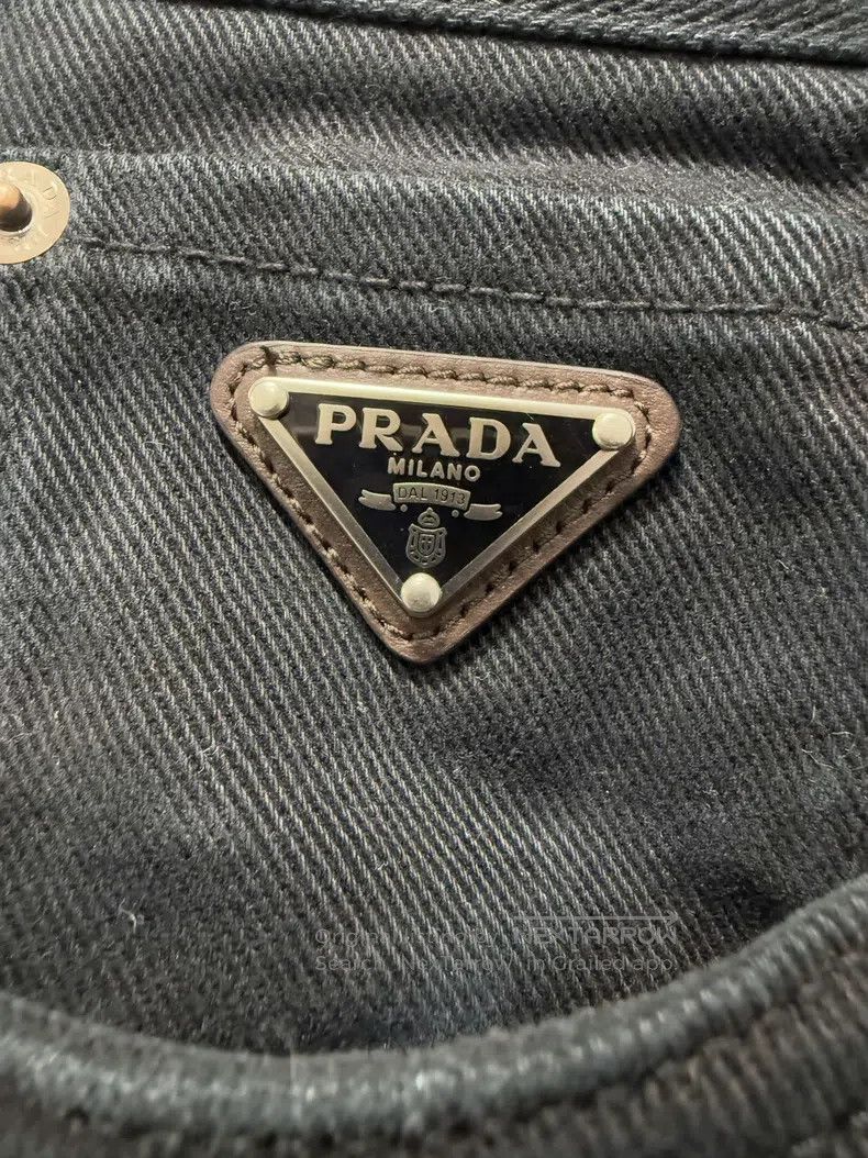 Prada Prada Black triangle jeans Size 25" / US 0 / IT 36 - 5 Thumbnail
